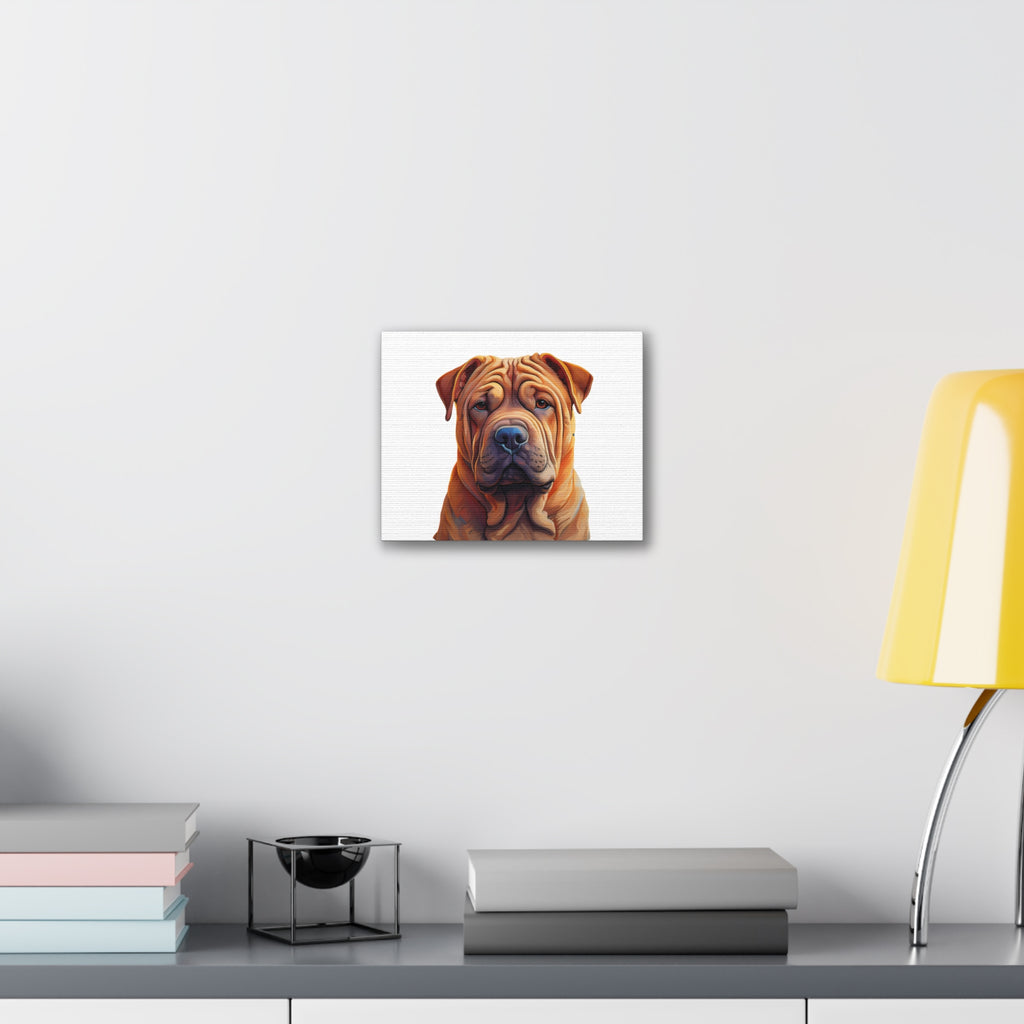 Shar Pei Stretched, 0.75"