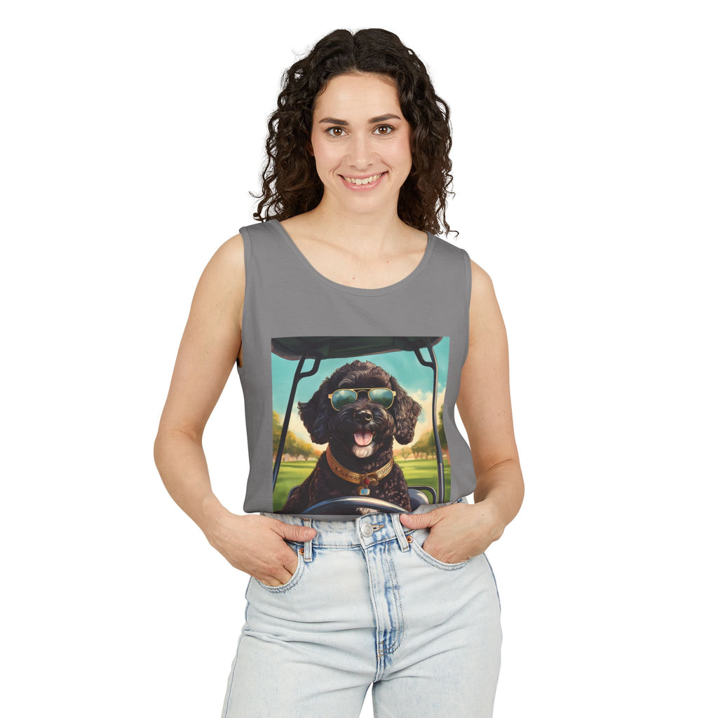 Doodle Golf Cart Tank Top