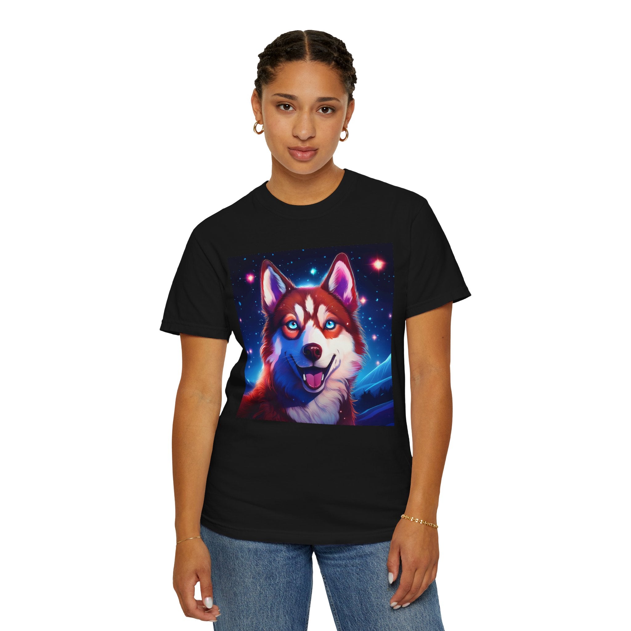 Eskimo Husky Unisex Garment-Dyed T-shirt