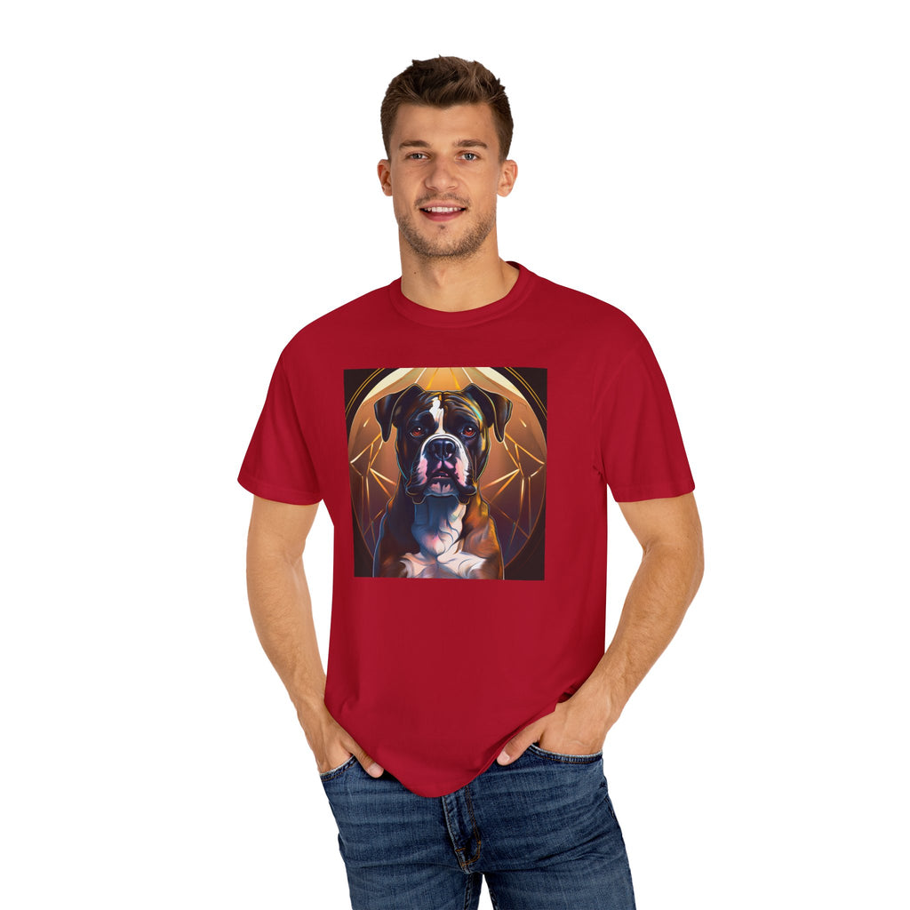 Brindle Gold Boxer Unisex Garment-Dyed T-shirt