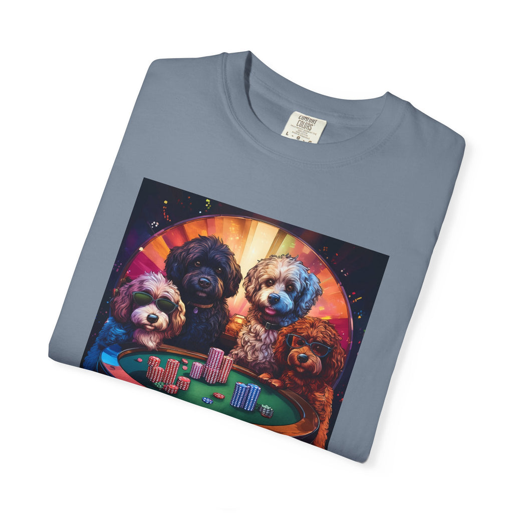 Doodle Poker Game Unisex Garment-Dyed T-shirt