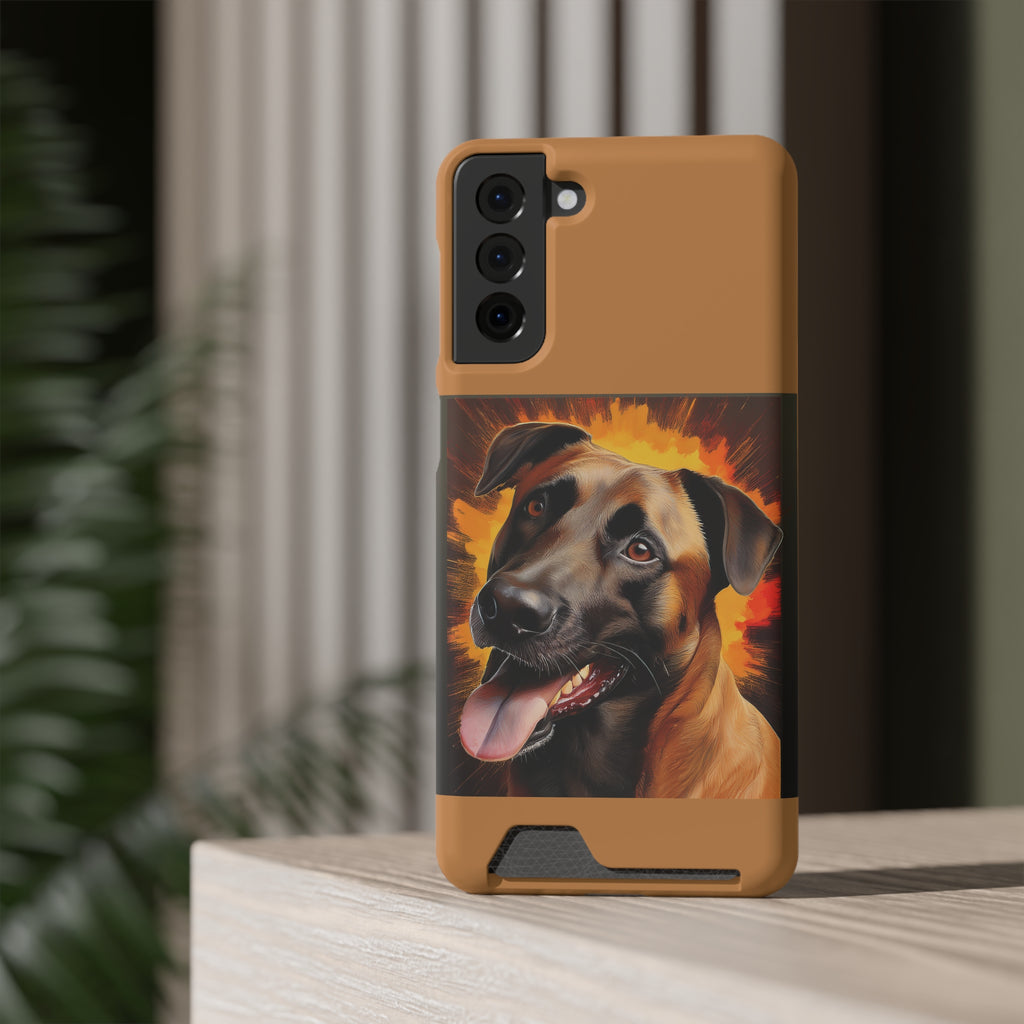 Belgian Malinois Shepherd Phone Case with Card Holder
