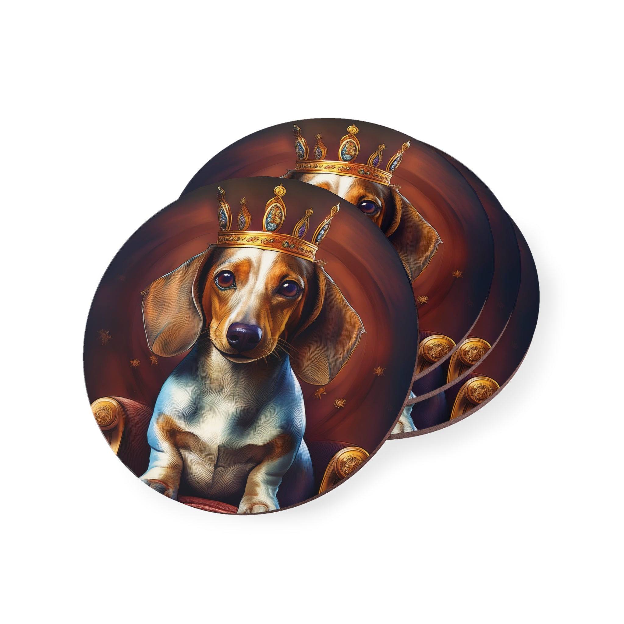 Dachshund Royal Coasters