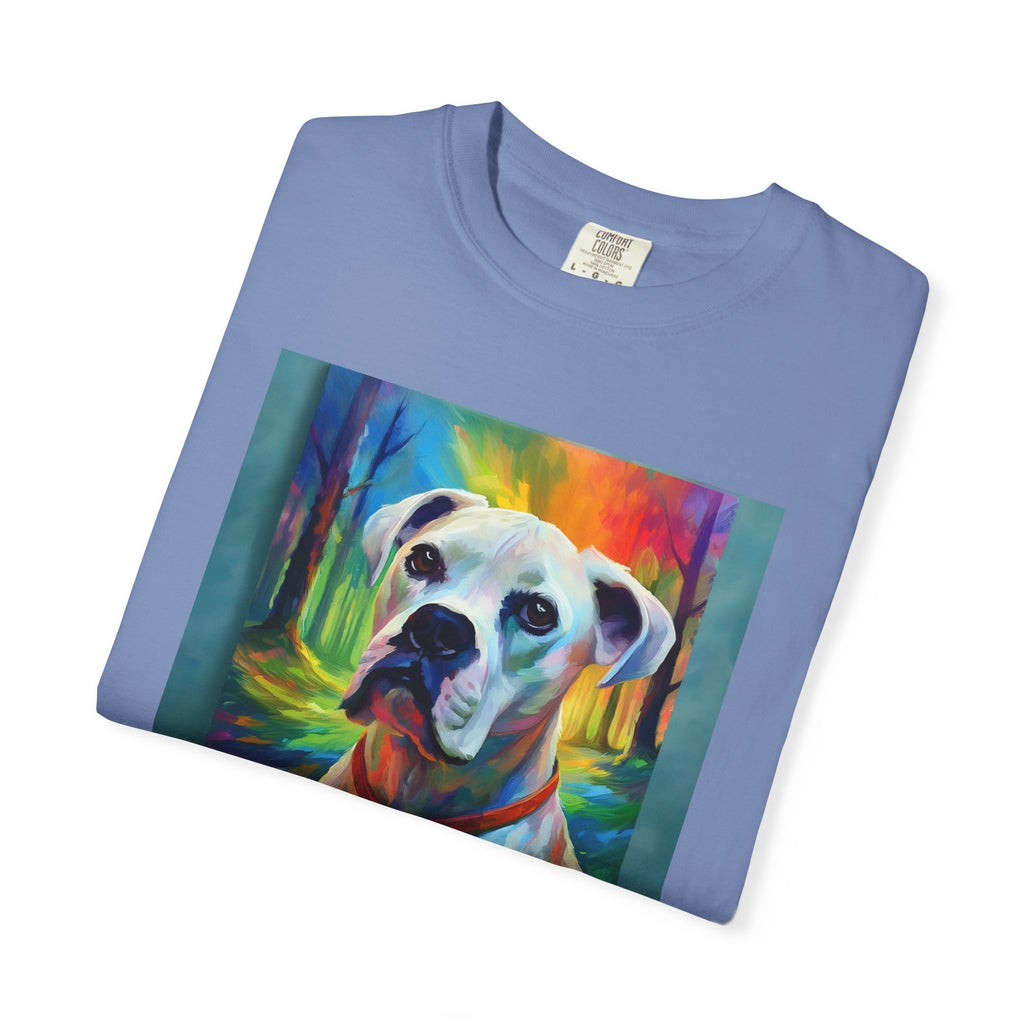 Boxer Rainbow Sky Unisex Garment-Dyed T-shirt