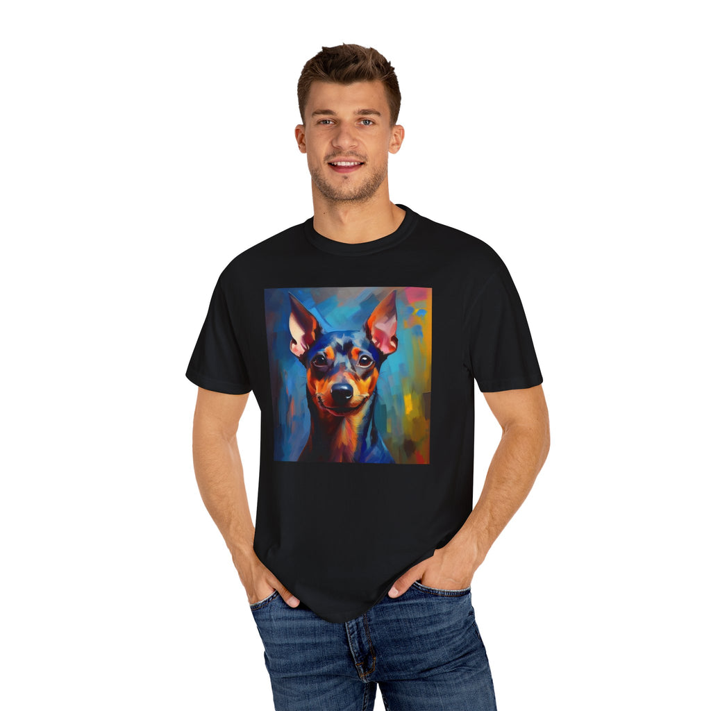 Miniature Pinscher Unisex Garment-Dyed T-shirt