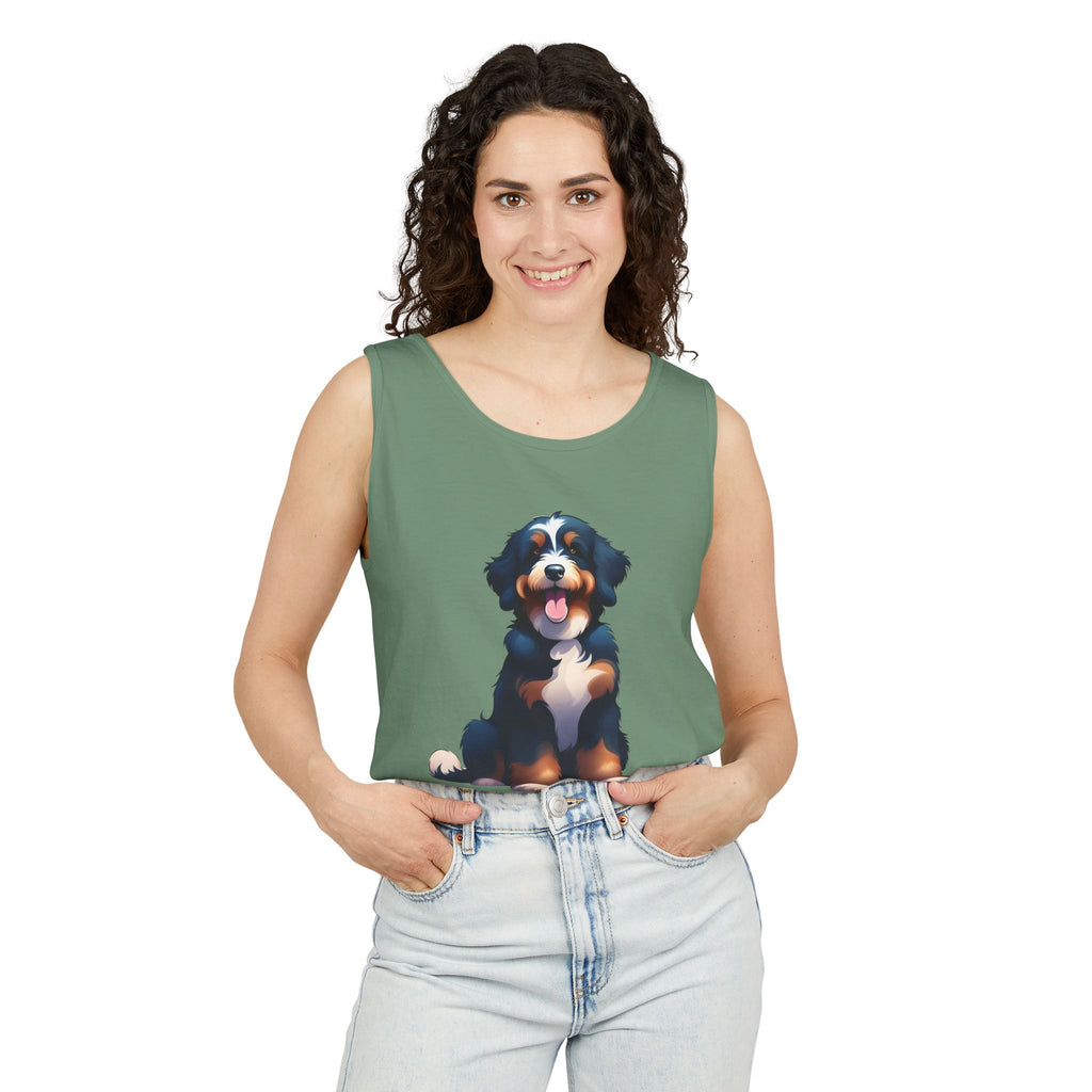 Bernedoodle Unisex Tank Top