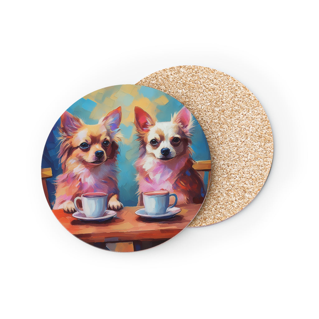 Cafe con Chihuahua Coasters