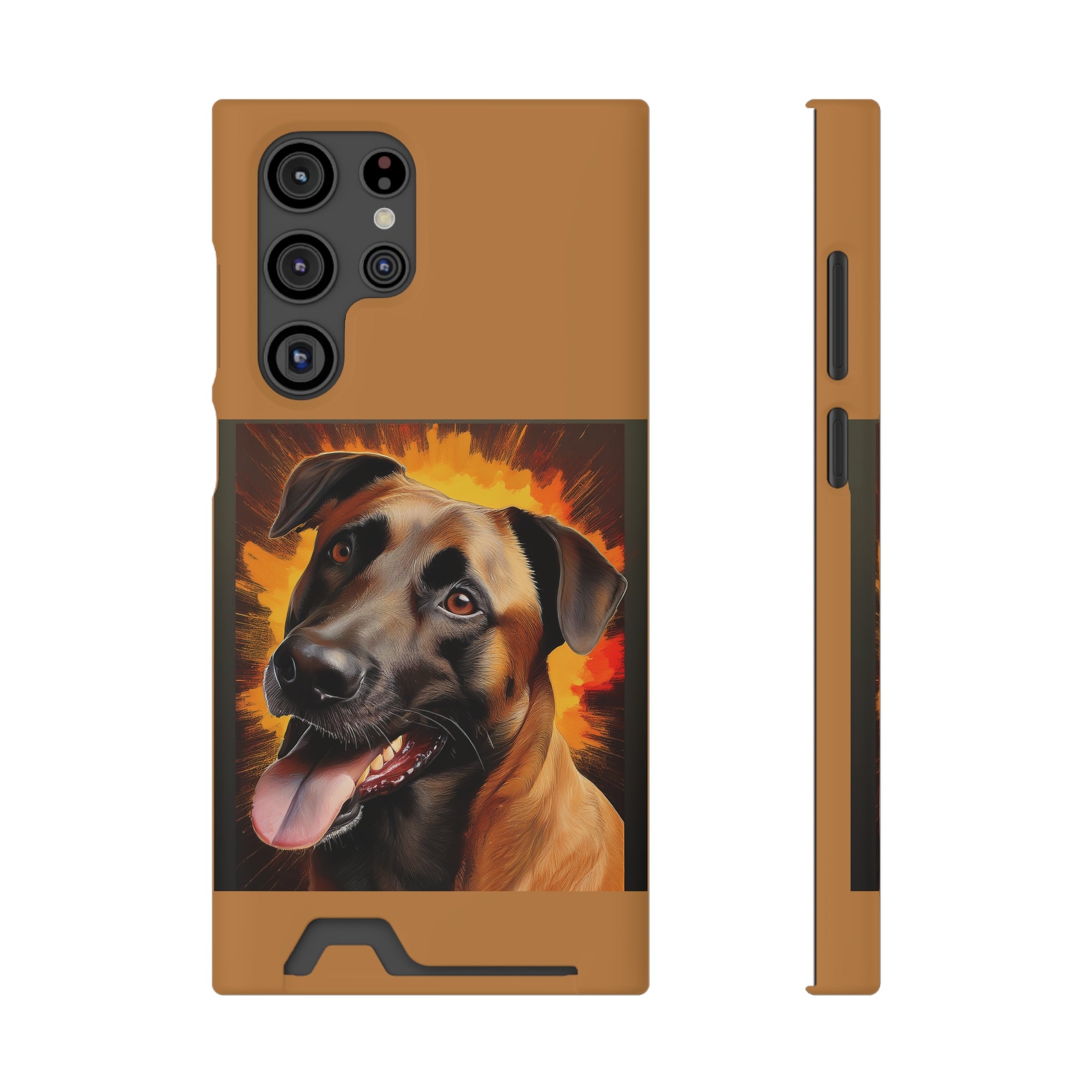 Belgian Malinois Shepherd Phone Case with Card Holder