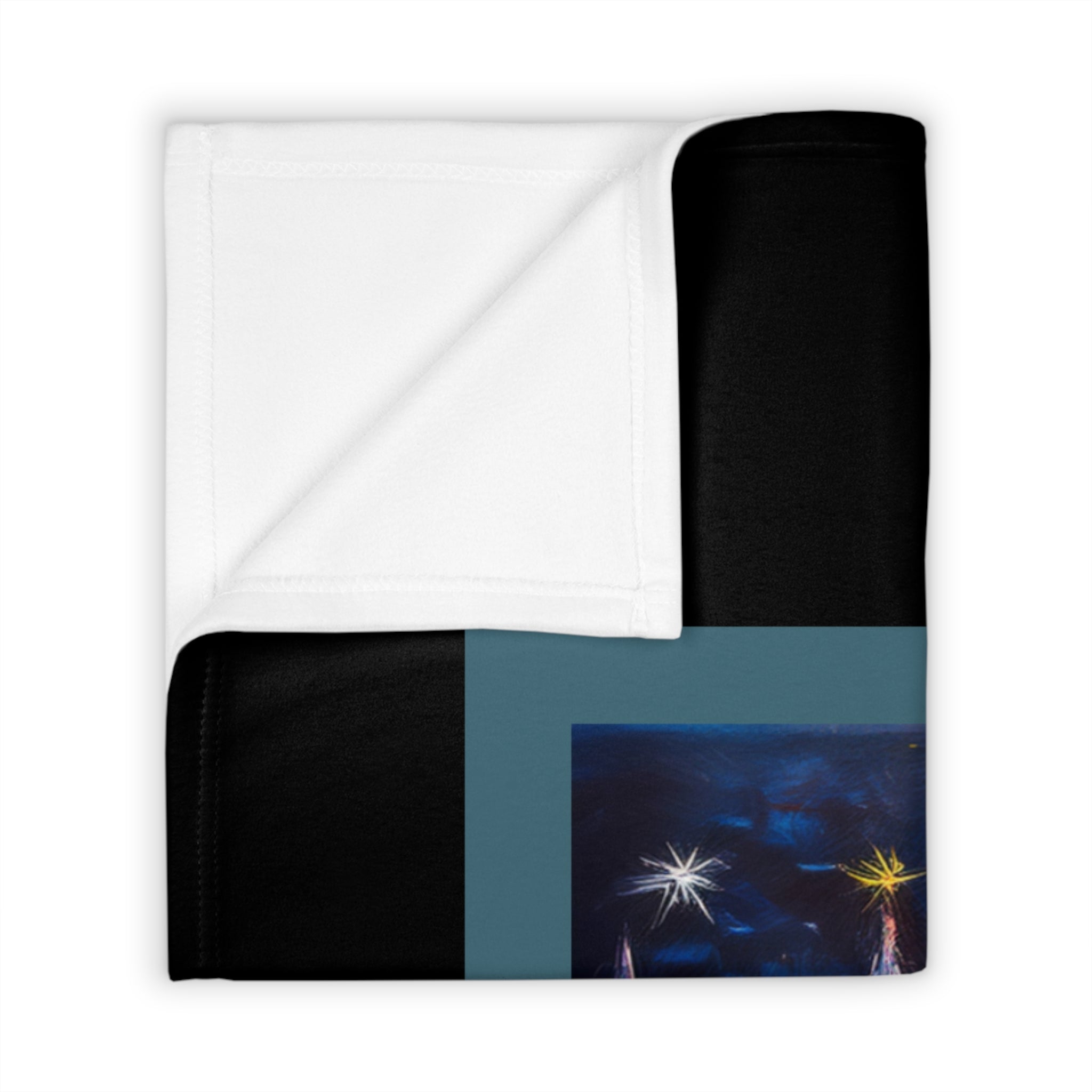 Dachshund Night Sleighride Throw Blanket