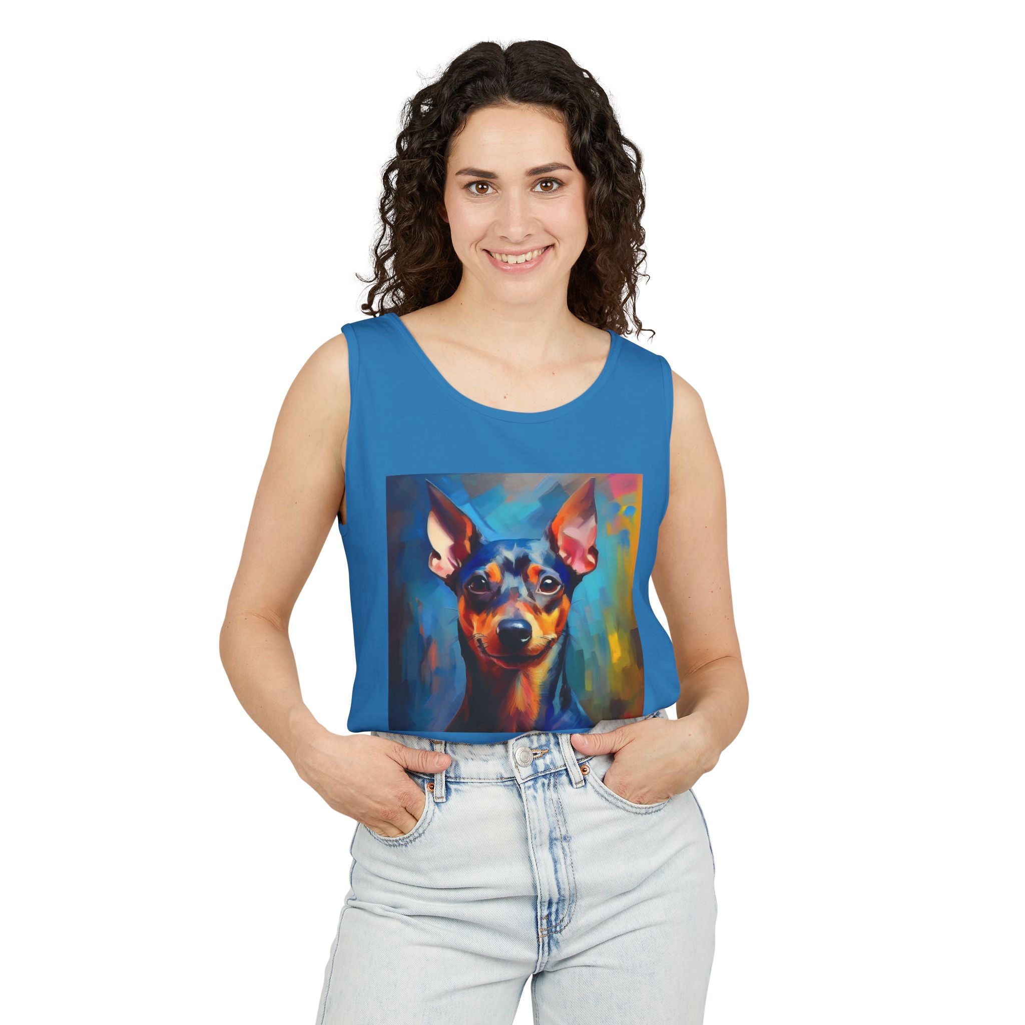Miniature Pinscher Unisex Tank Top