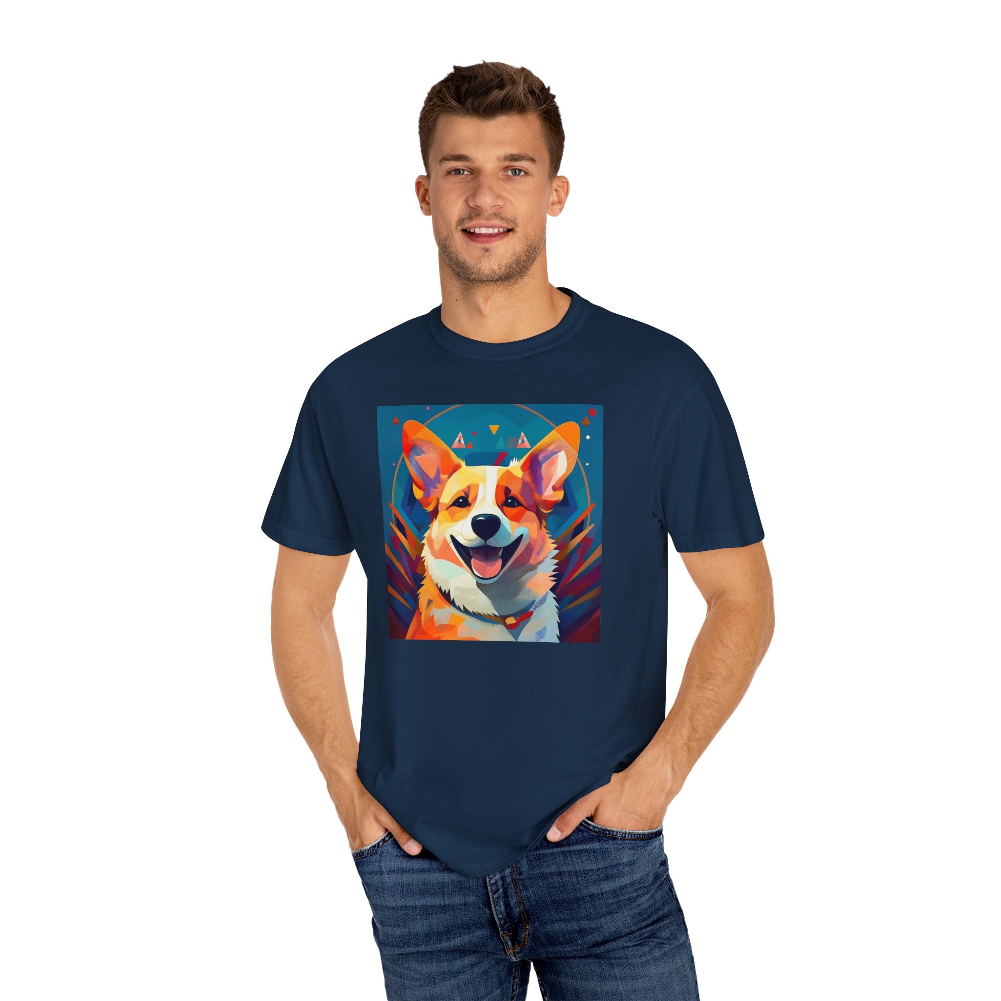 Corgi Unisex Garment-Dyed T-shirt