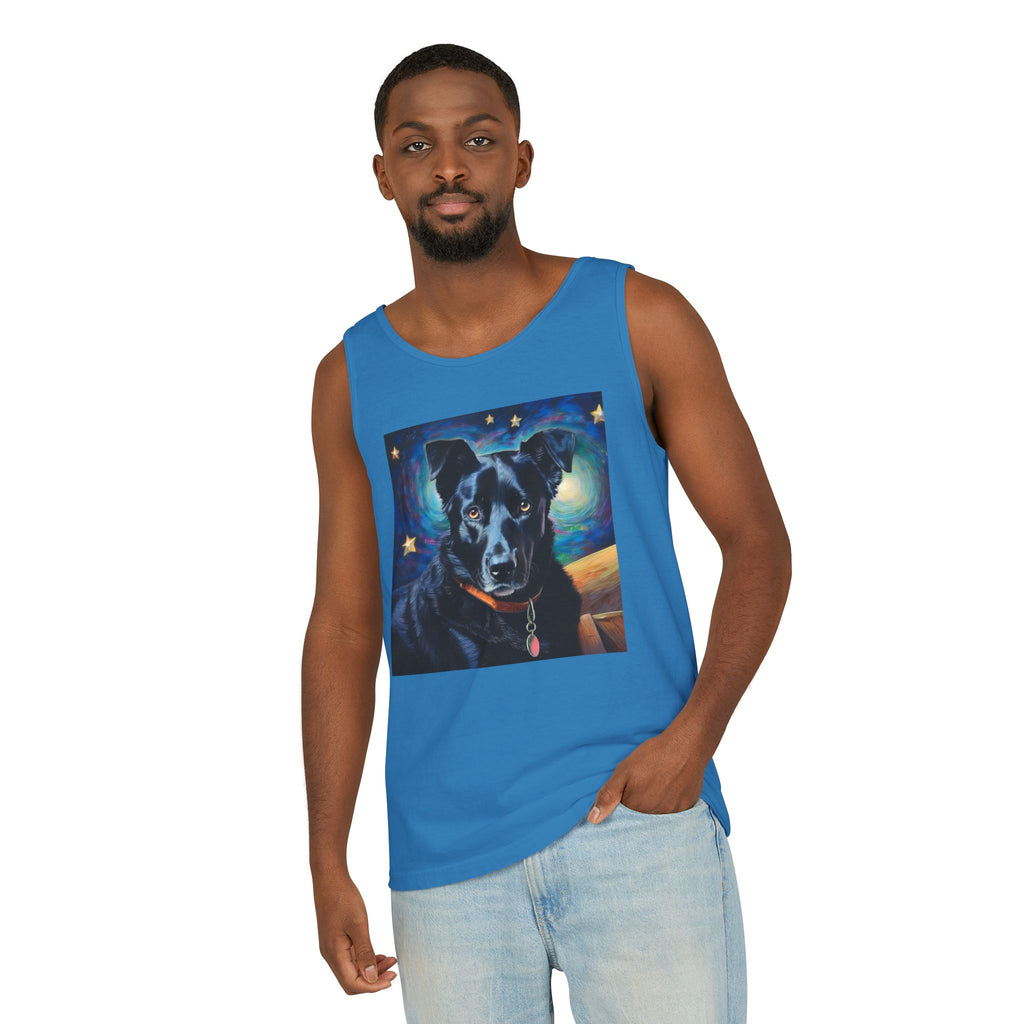 Black Shepherd Lab Stary Night Unisex Tank Top