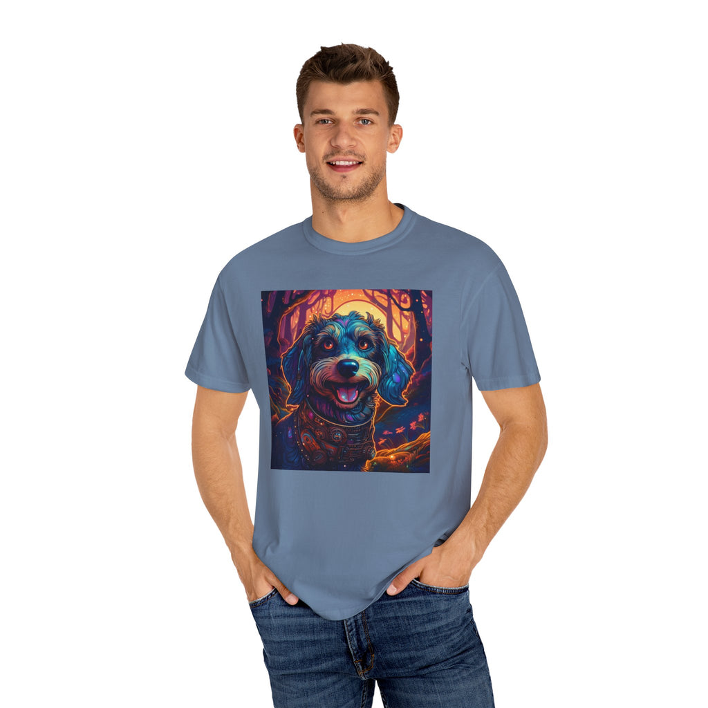 Steampunk Dachshund Unisex Garment-Dyed T-shirt