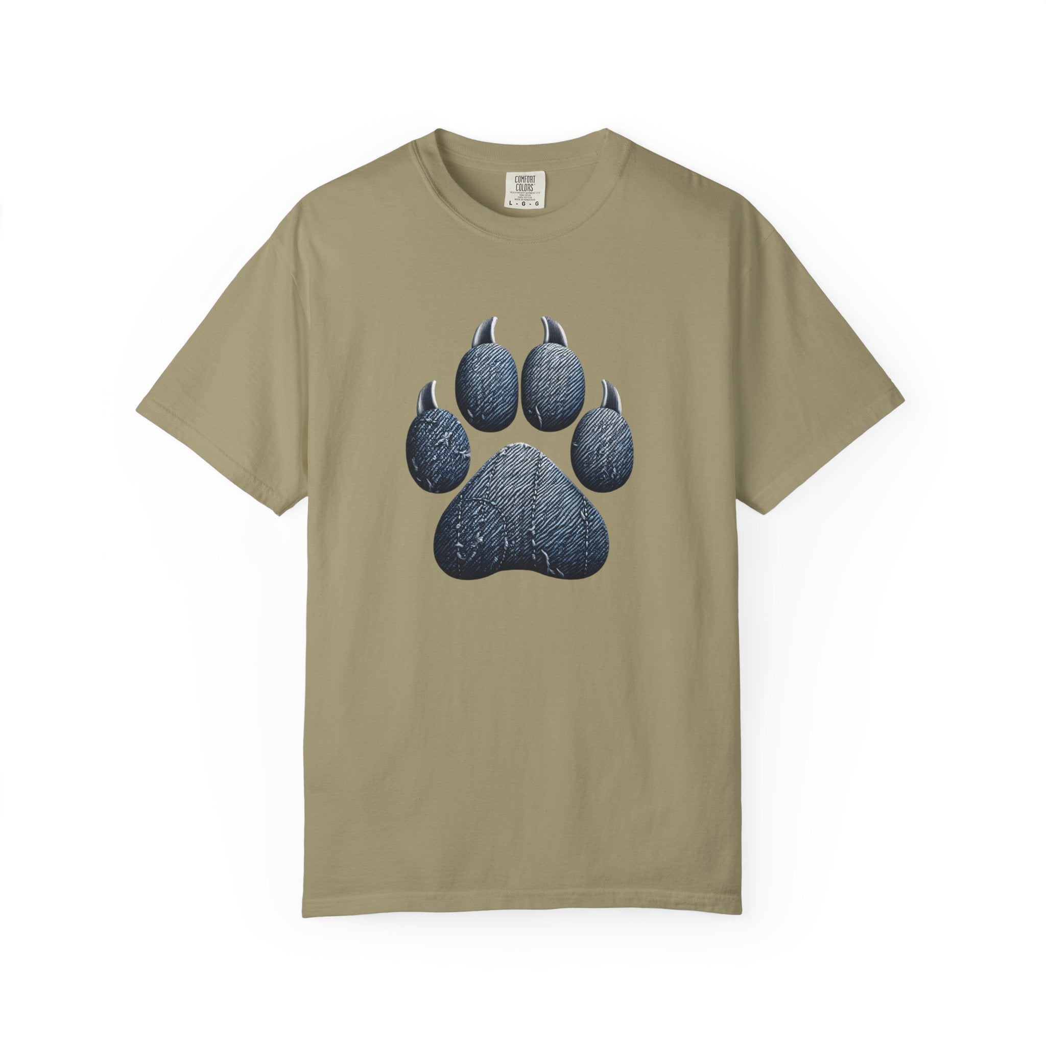 Denim Paw Unisex Garment-Dyed T-shirt
