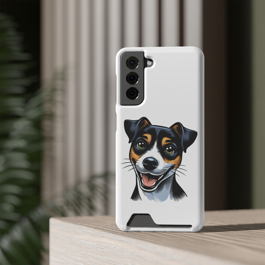 Jack Russel Phone Case with Card Holder