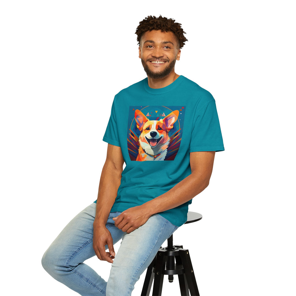 Corgi Unisex Garment-Dyed T-shirt