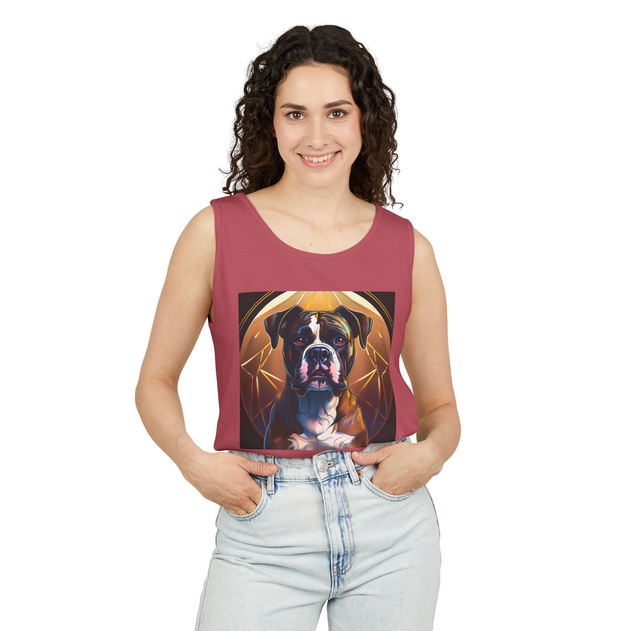 Brindle Gold Boxer Tank Top
