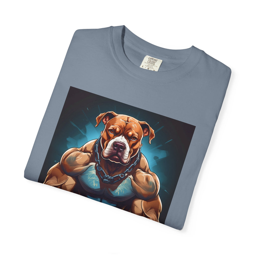 Pitbull Body Builder Unisex Garment-Dyed T-shirt