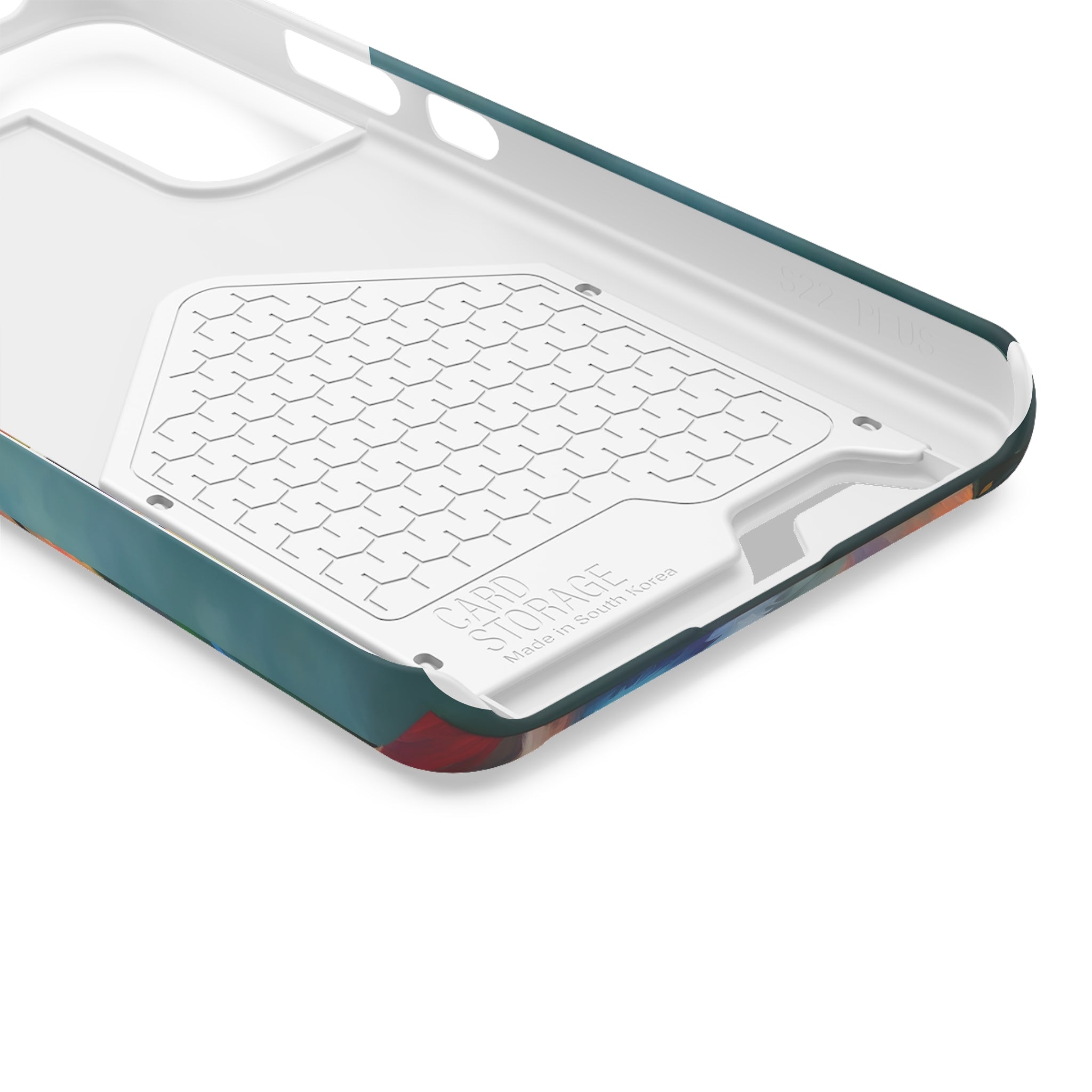Boxer Rainbow Sky Phone Case with Card Holder