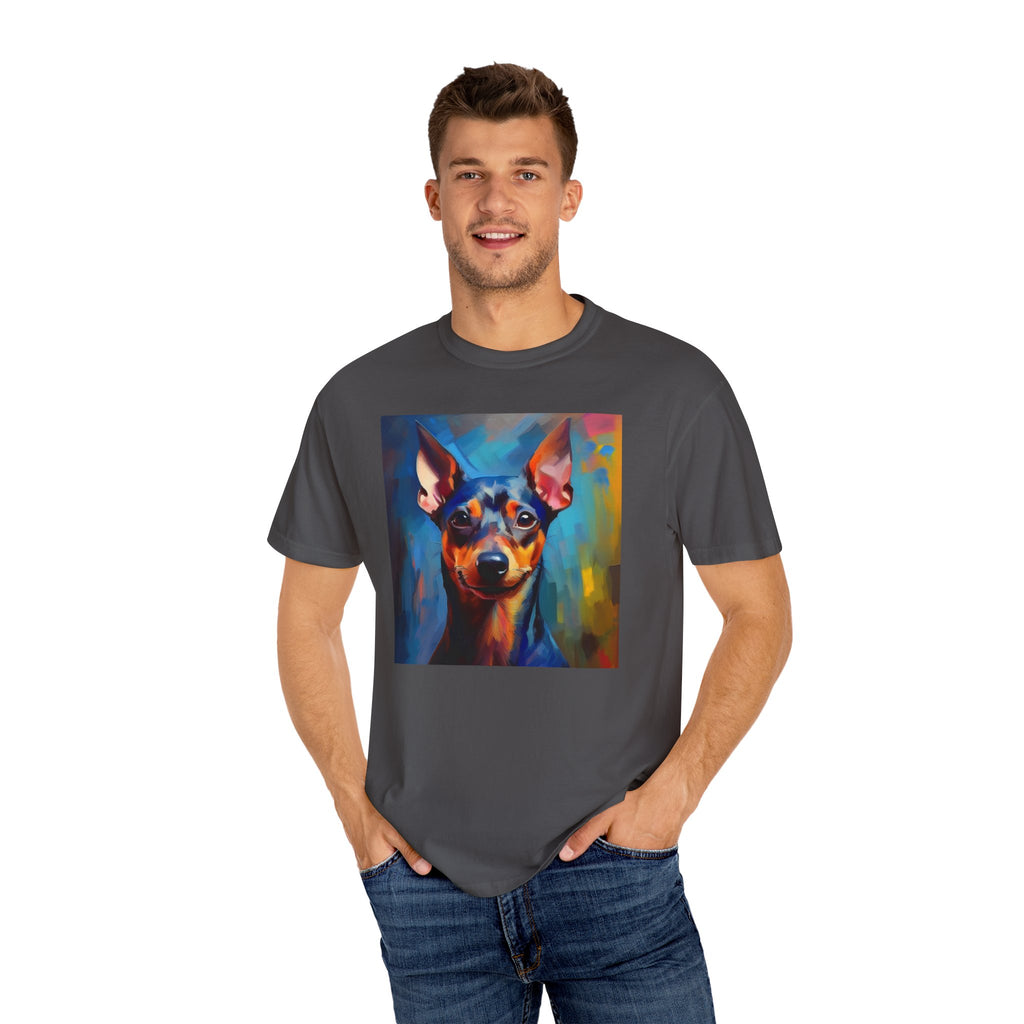Miniature Pinscher Unisex Garment-Dyed T-shirt