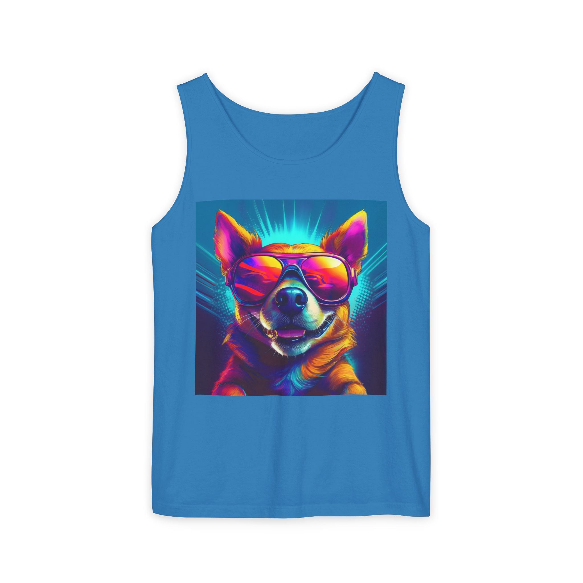 Chihuahua Cool Sunglasses Unisex Tank Top