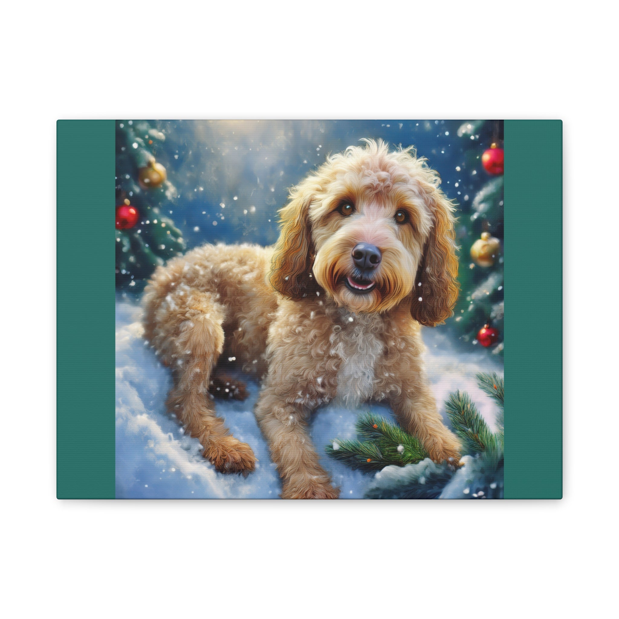Doodle Holiday Canvas Painting