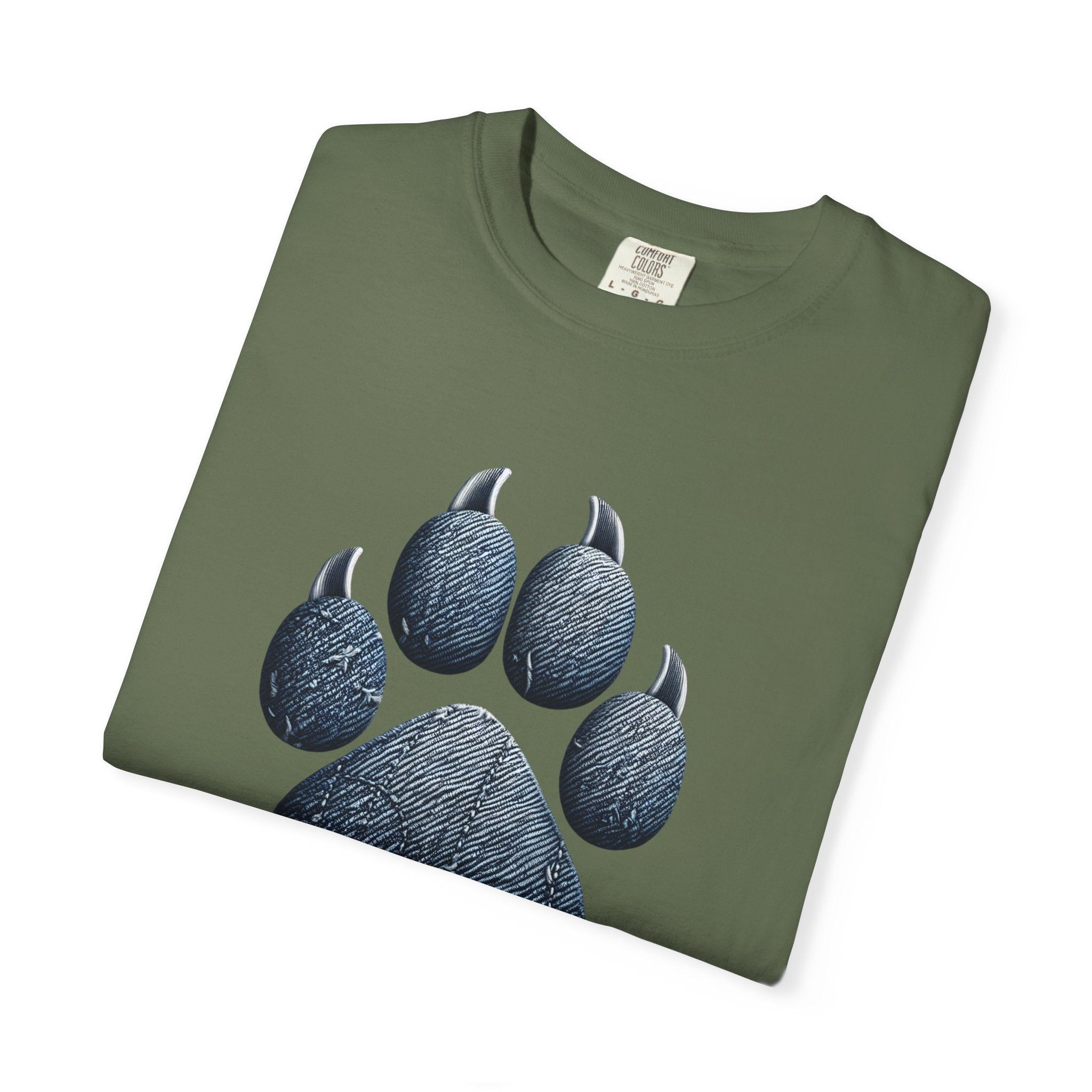 Denim Paw Unisex Garment-Dyed T-shirt