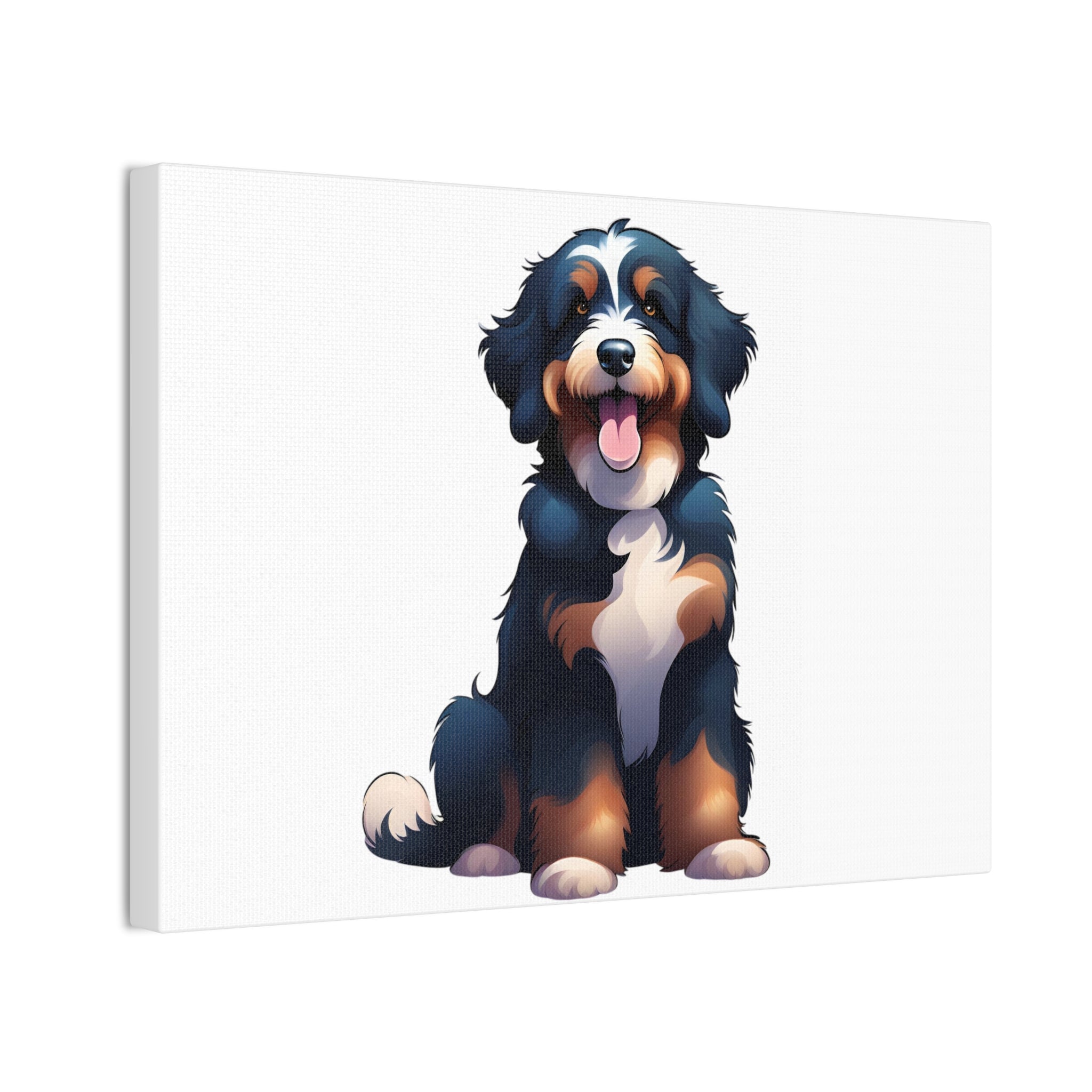 Bernedoodle Canvas Stretched, 0.75"