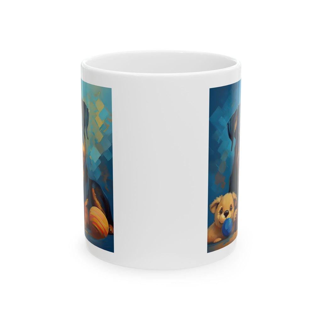 Rottweiler Ceramic Mug, (11oz, 15oz)