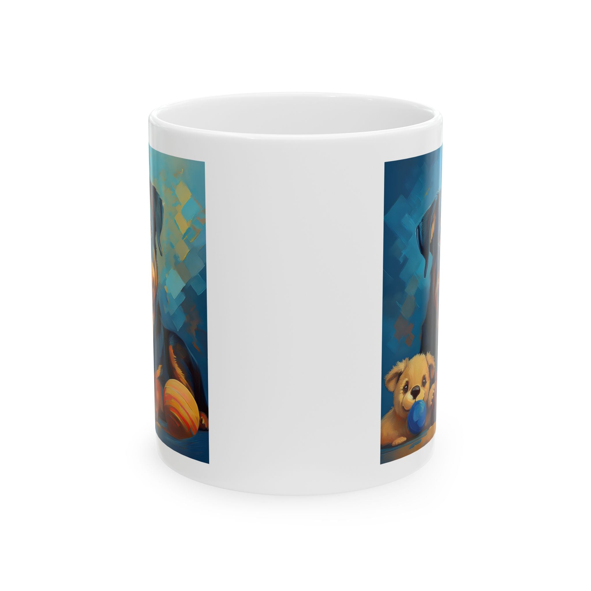 Rottweiler Ceramic Mug, (11oz, 15oz)