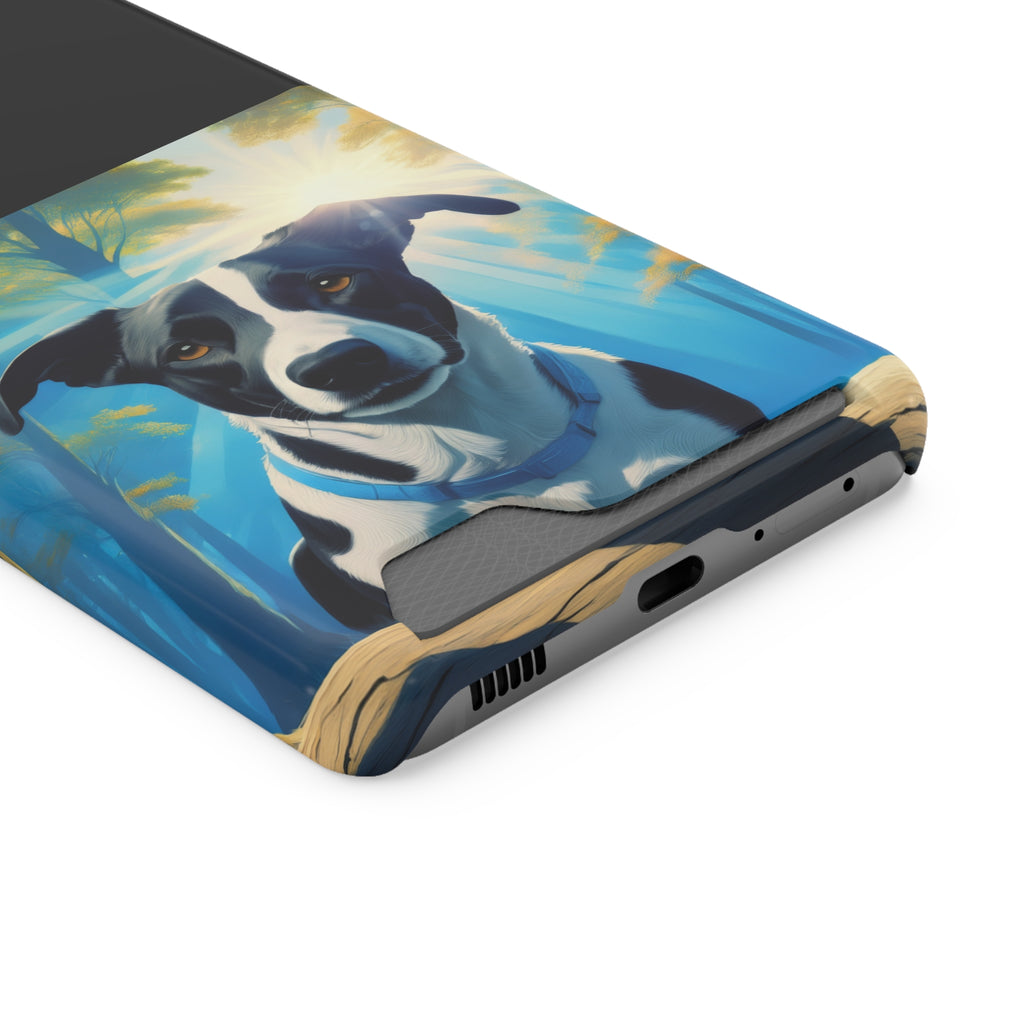 Coonhound Forest Phone Case with Card Holder