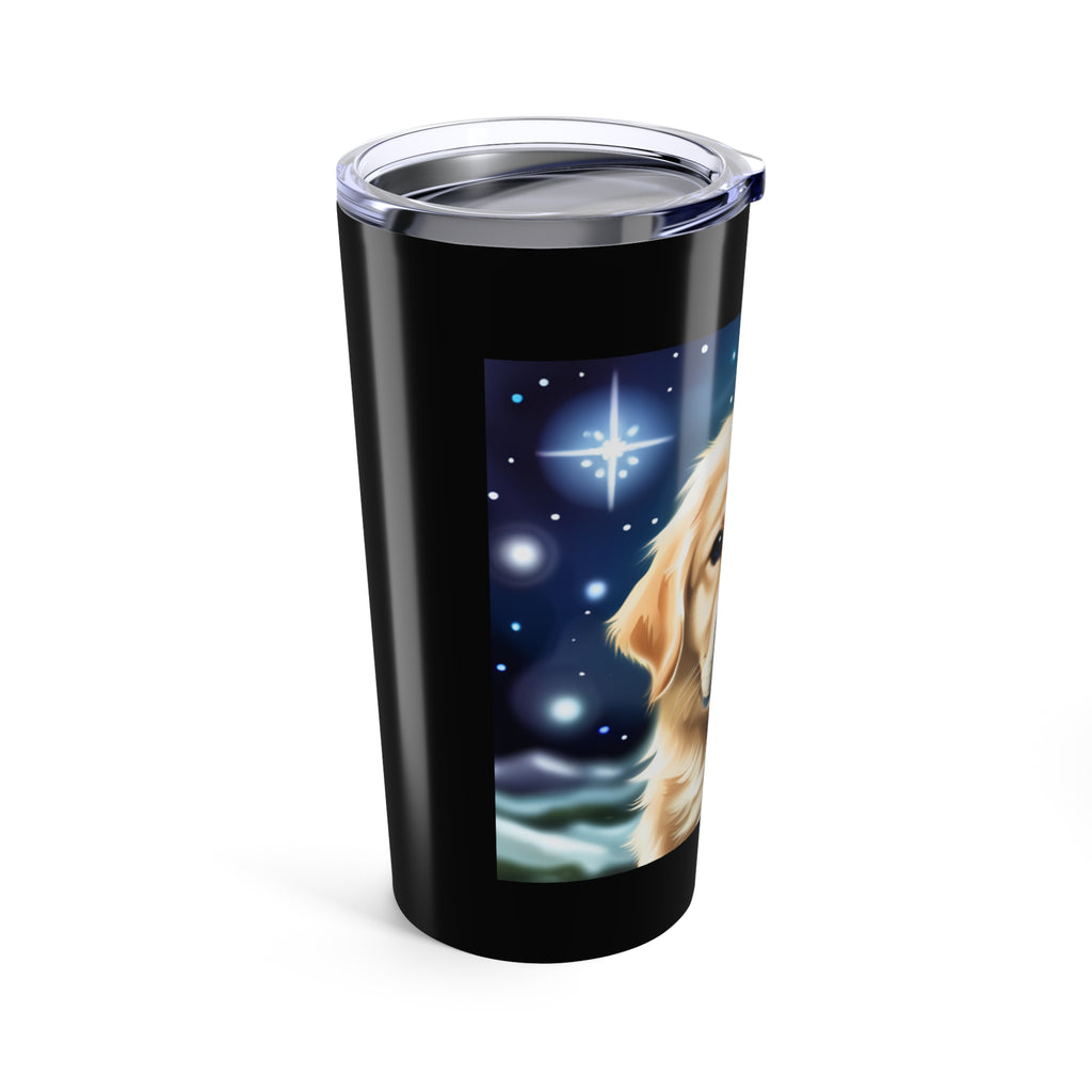 Golden Retriever Stary Night Tumbler 20oz