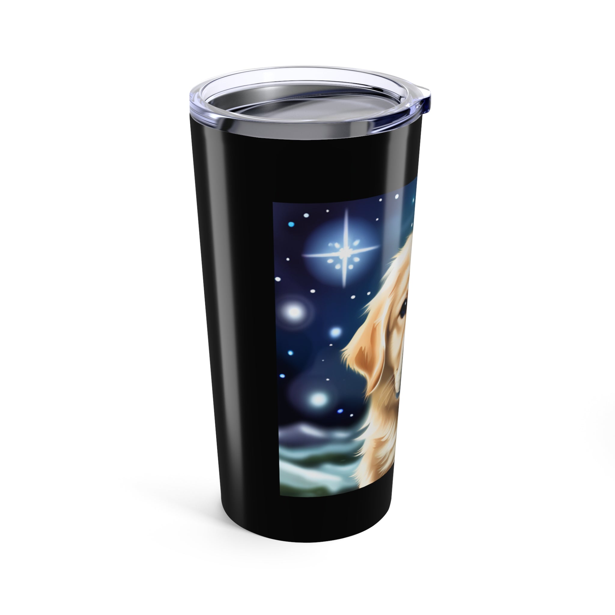 Golden Retriever Stary Night Tumbler 20oz