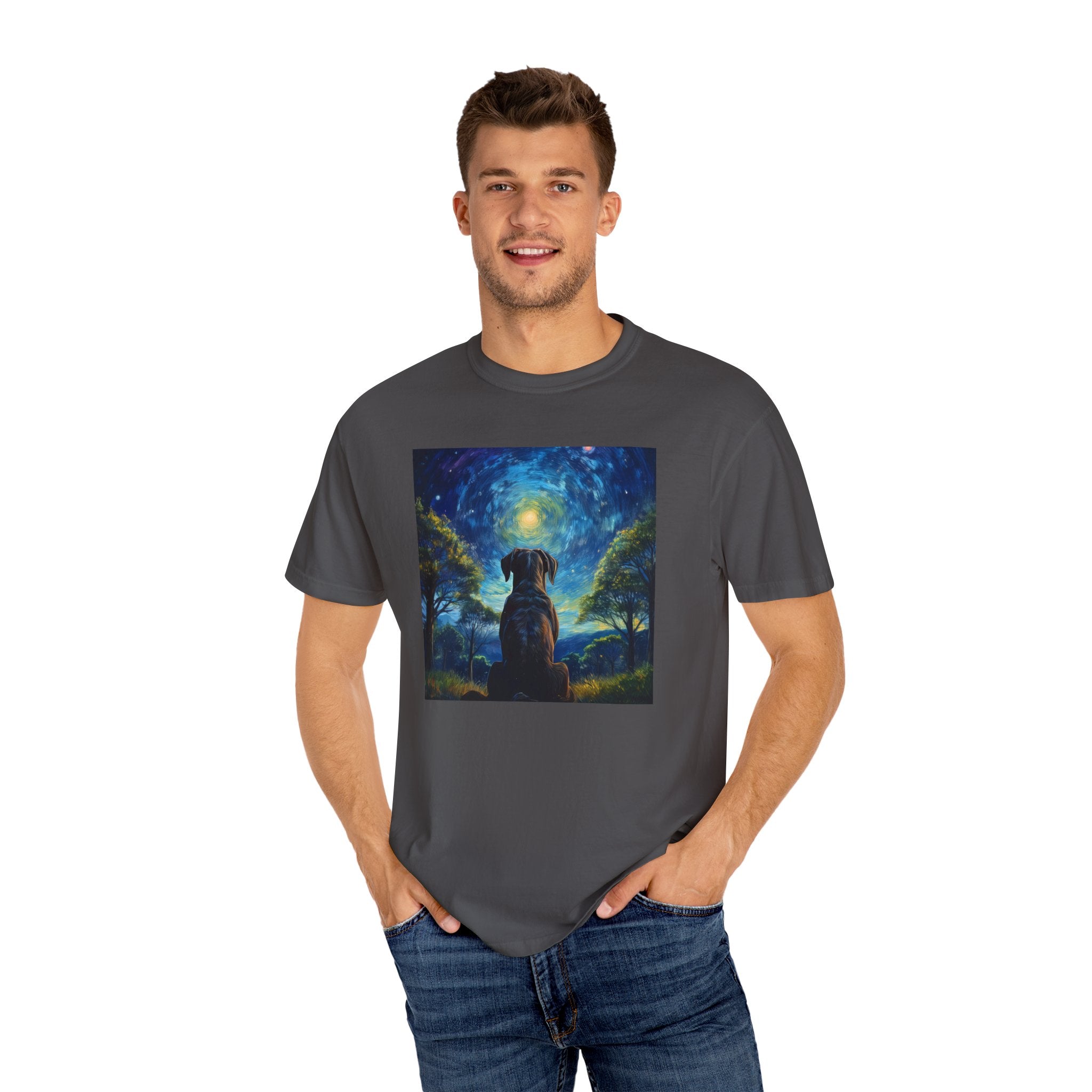Moonlit Thoughts Unisex Garment-Dyed T-shirt