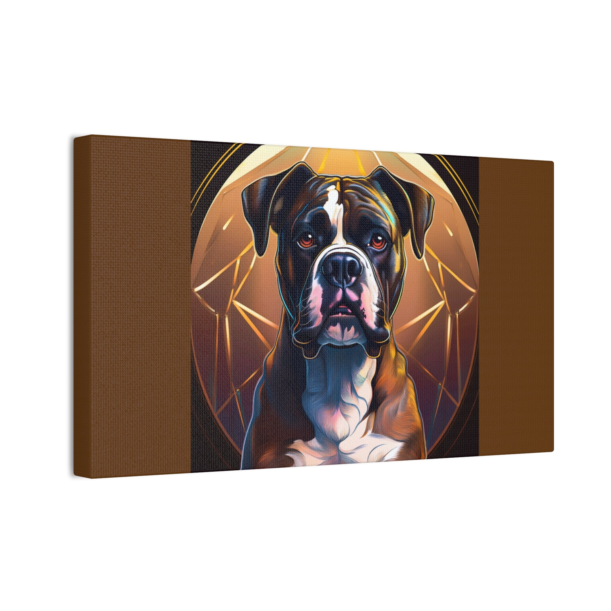 Brindle Gold Canvas Painting
