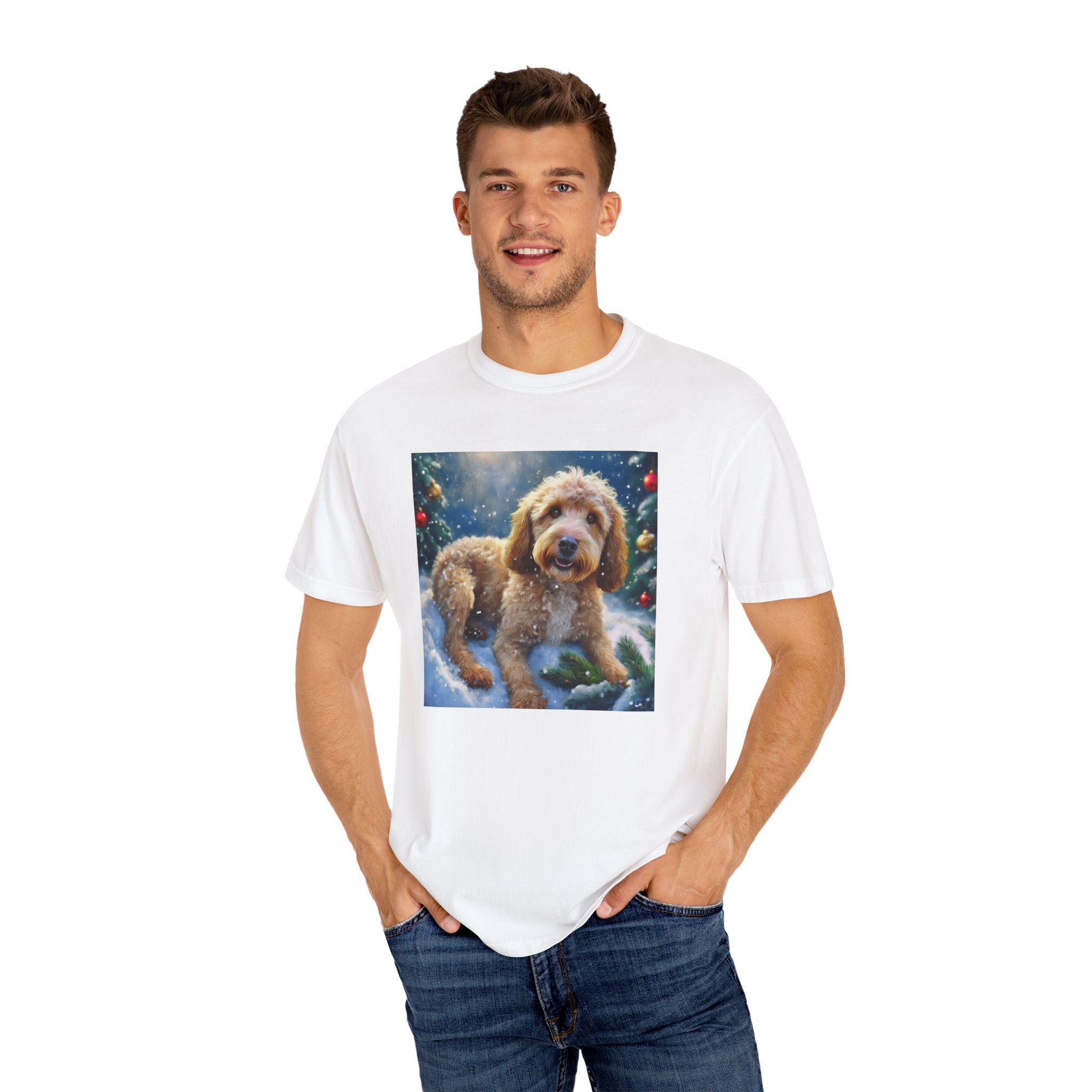 Doodle Holiday Unisex Garment-Dyed T-shirt