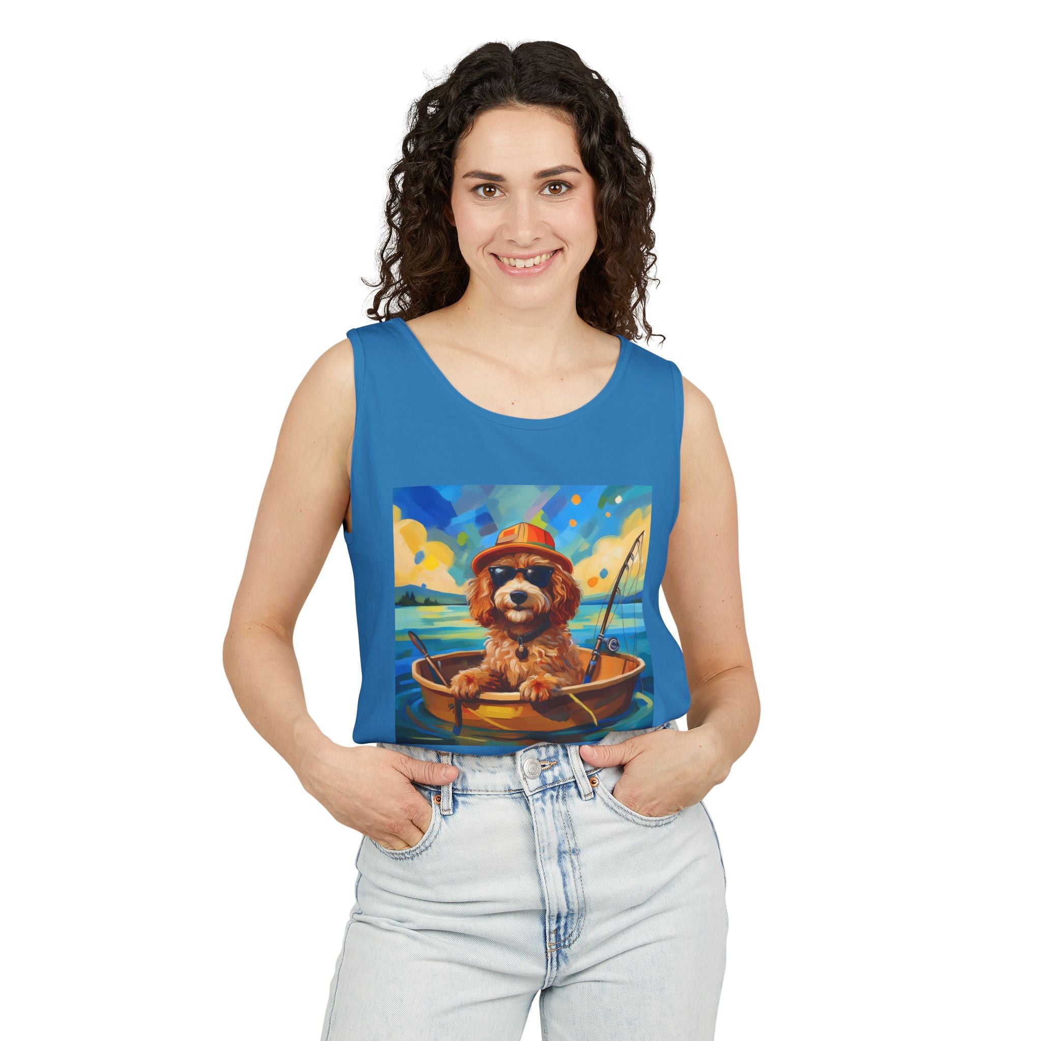 Doodle Fishing Tank Top