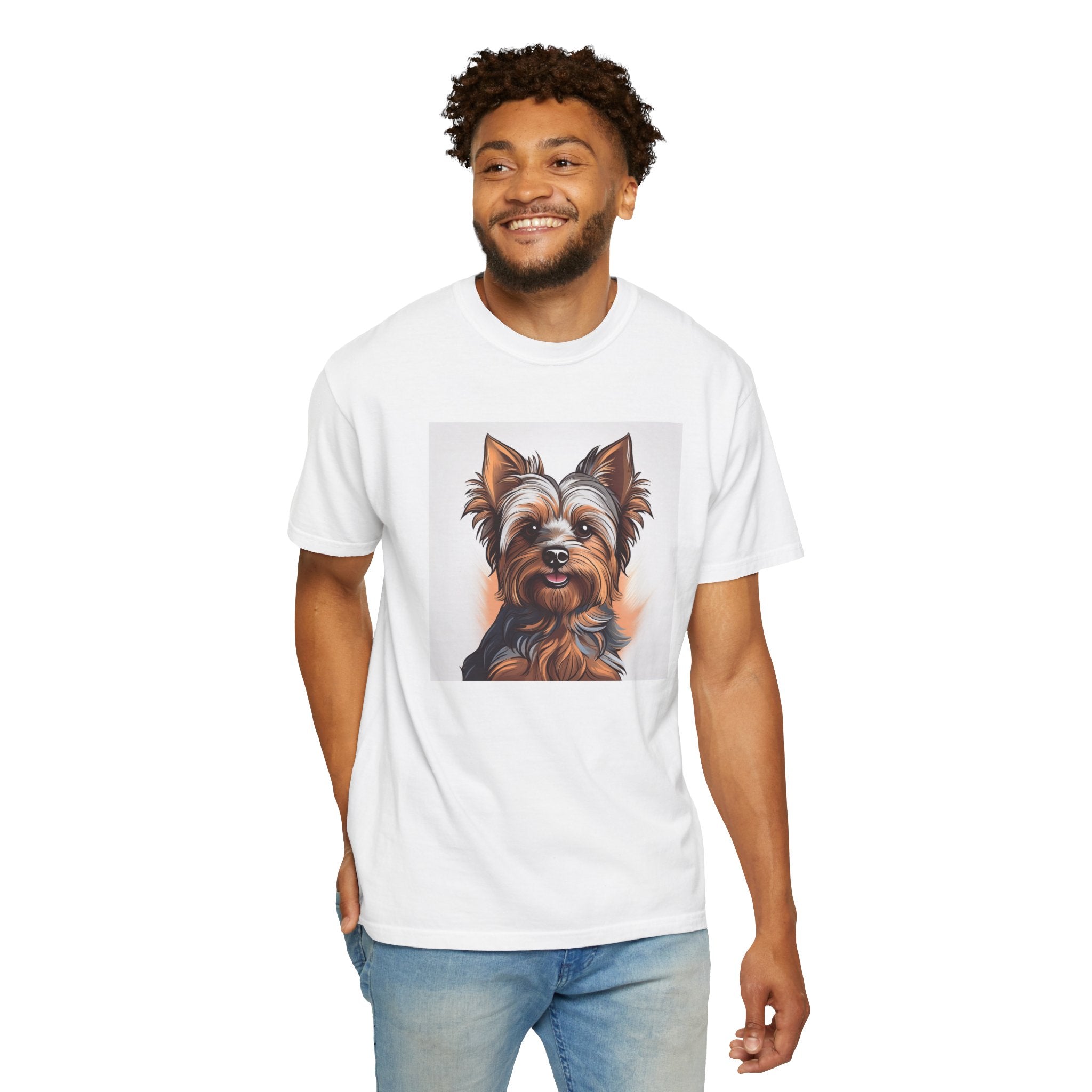 Yorkie Unisex Garment-Dyed T-shirt