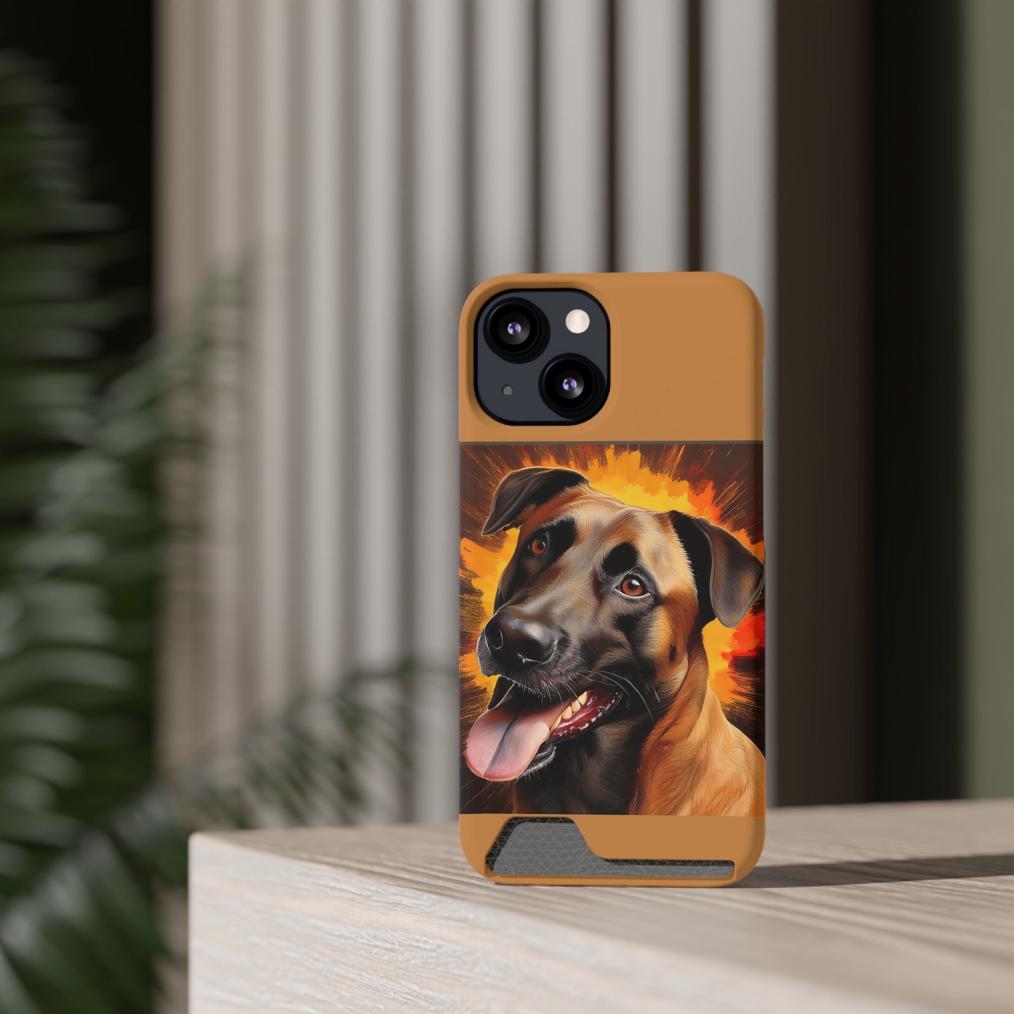 Belgian Malinois Shepherd Phone Case with Card Holder