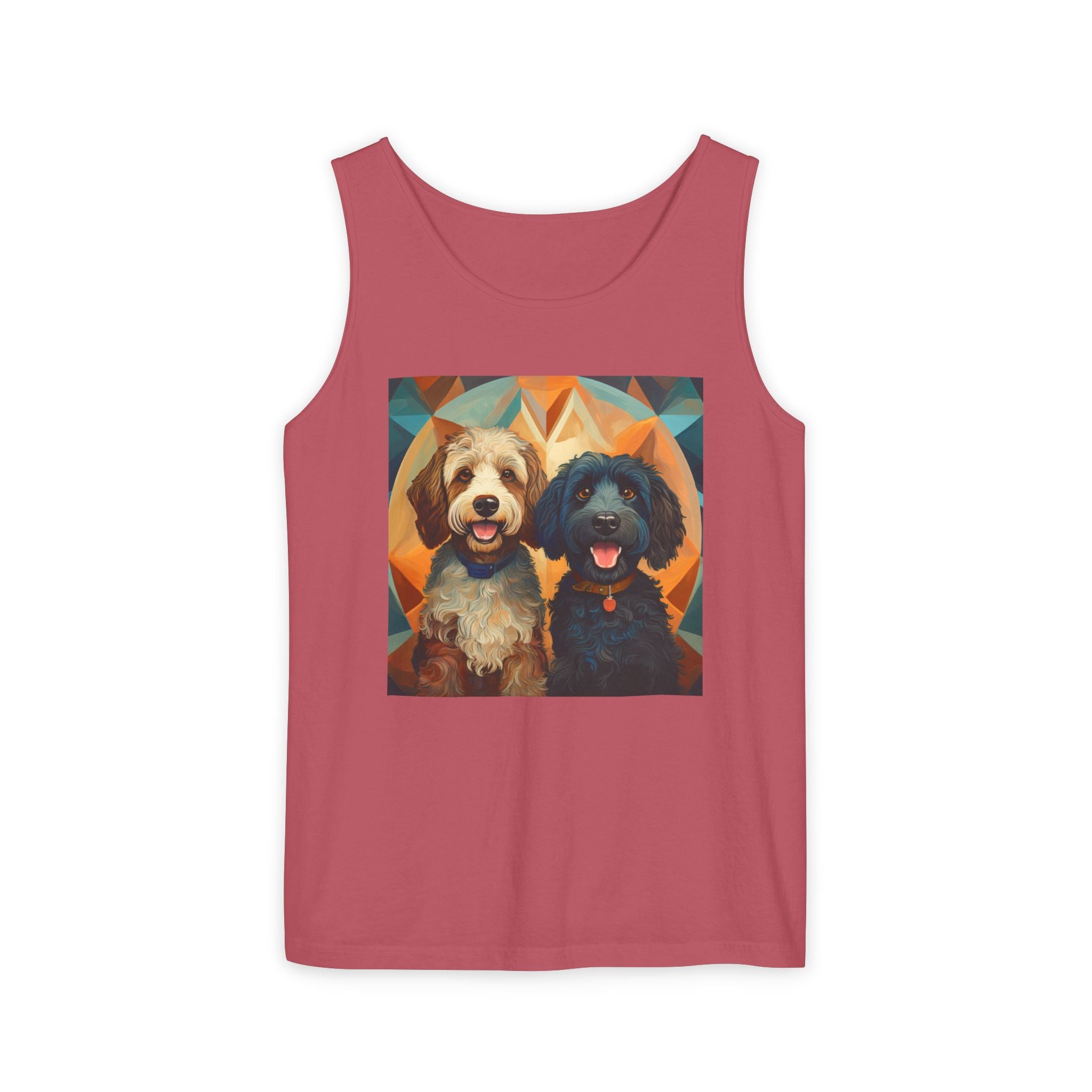 Doodles, Black & Tan Tank Top