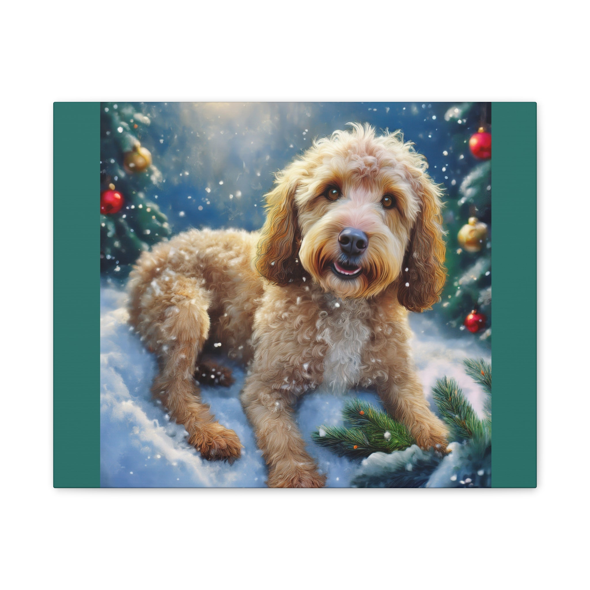 Doodle Holiday Canvas Painting