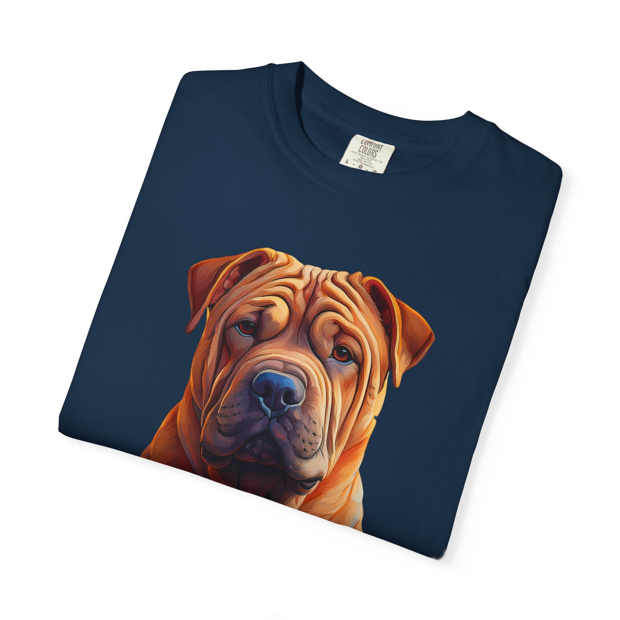 Shar Pei Unisex Garment-Dyed T-shirt