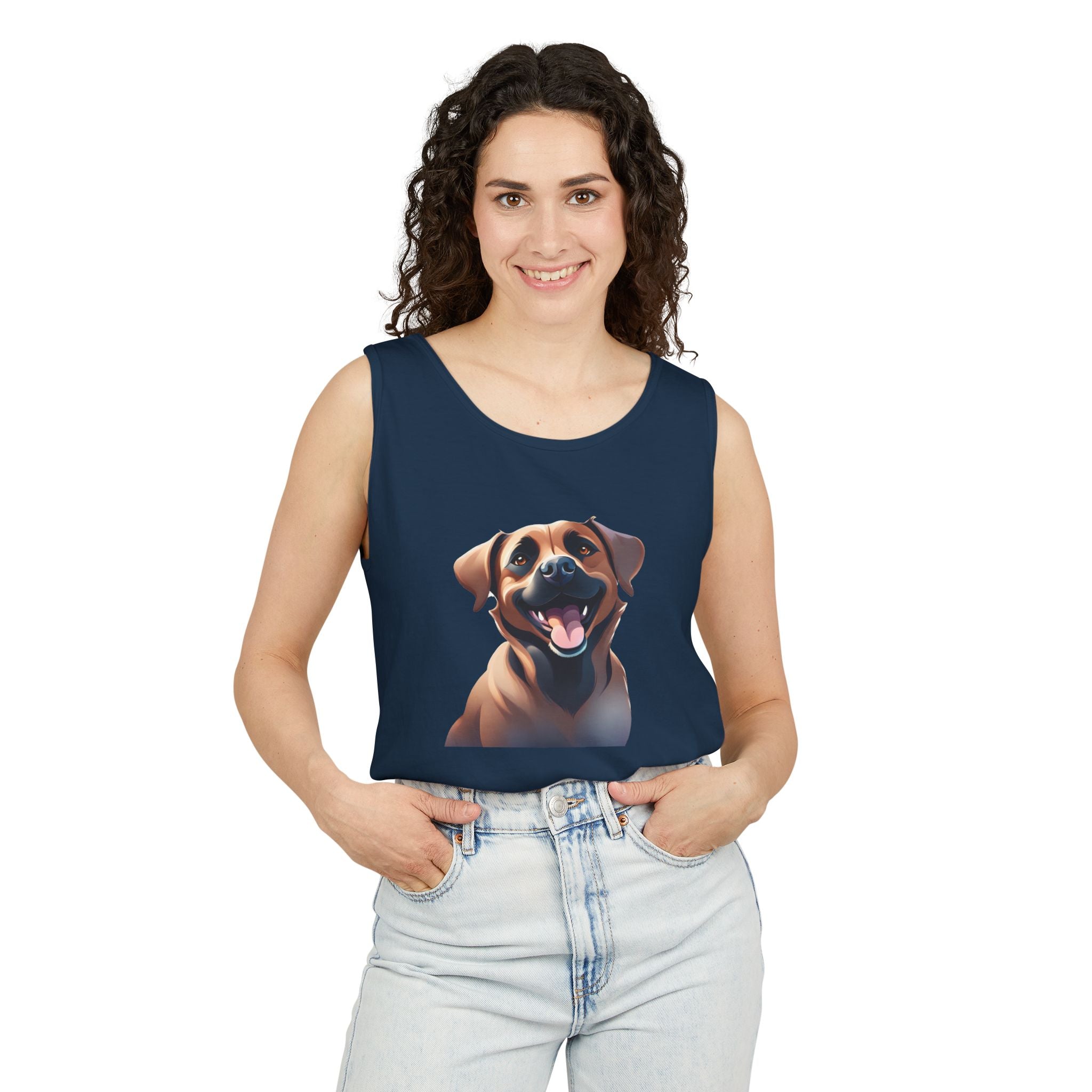 Black Mouth Cur Unisex Tank Top