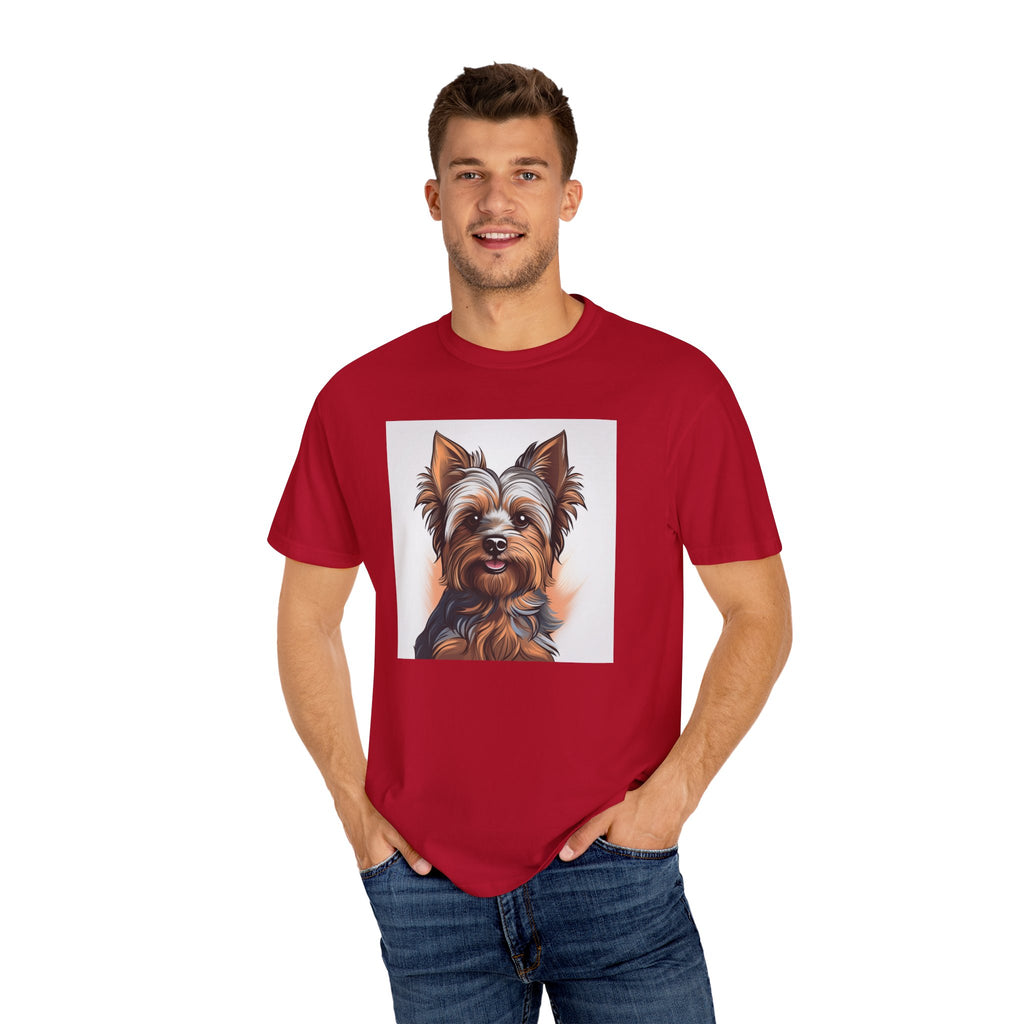 Yorkie Unisex Garment-Dyed T-shirt