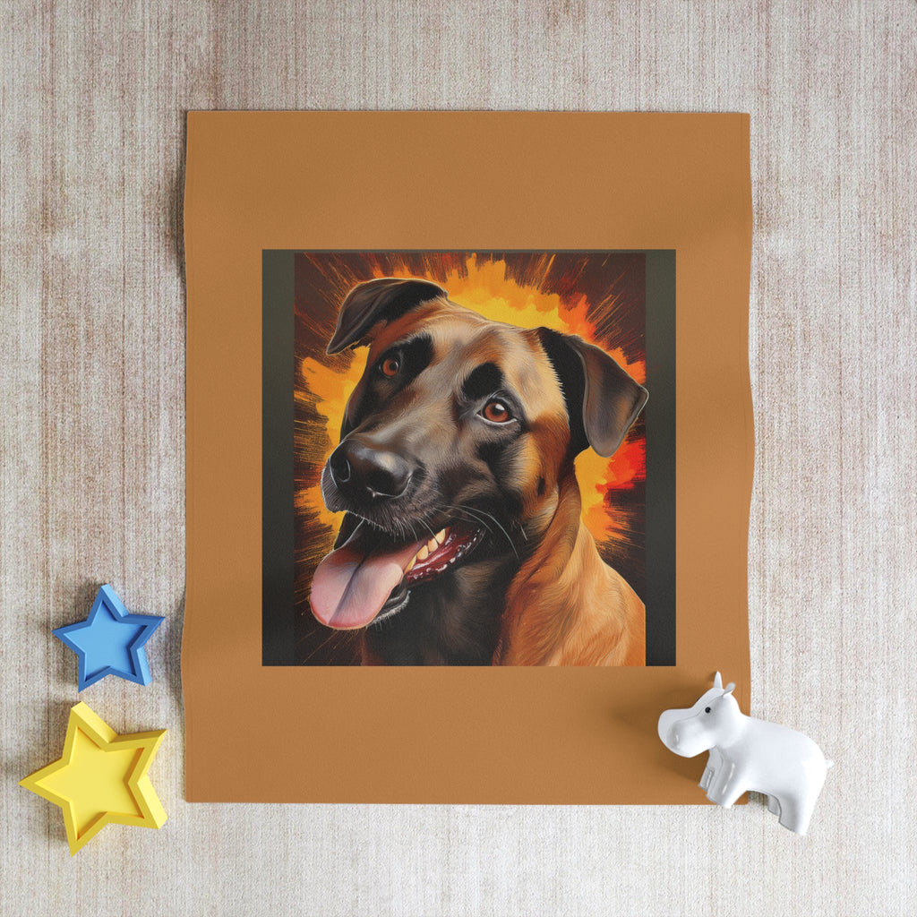 Belgian Malinois Shepherd Throw Blanket