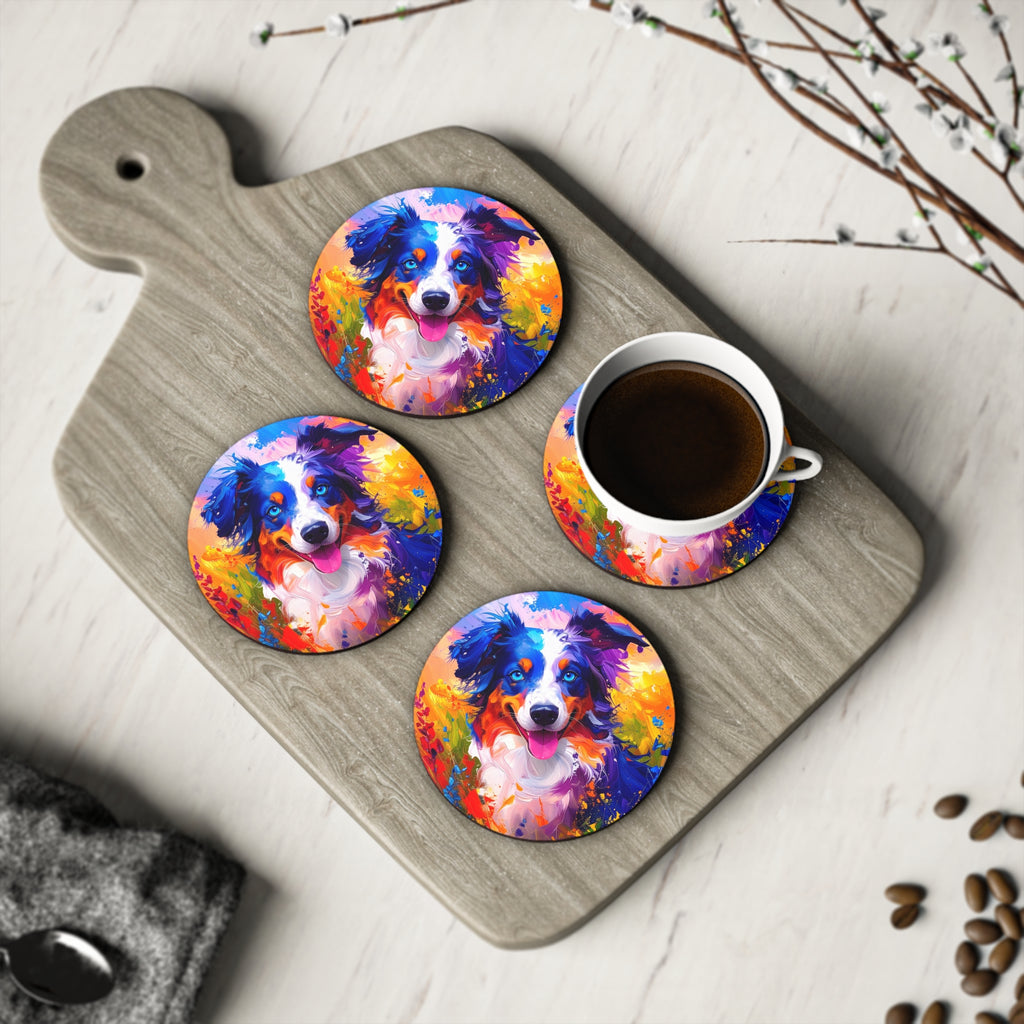 Aussie Shepherd Coasters