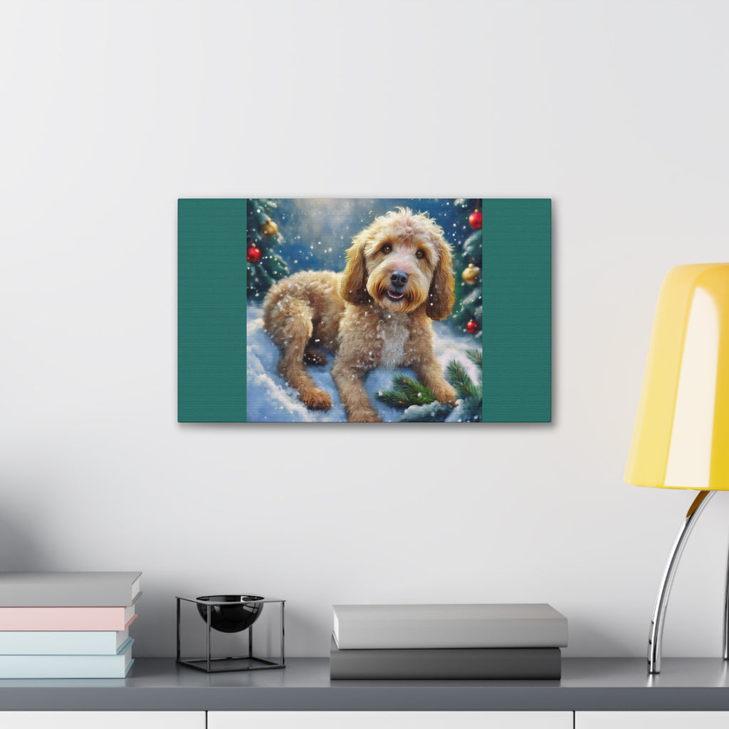 Doodle Holiday Canvas Painting