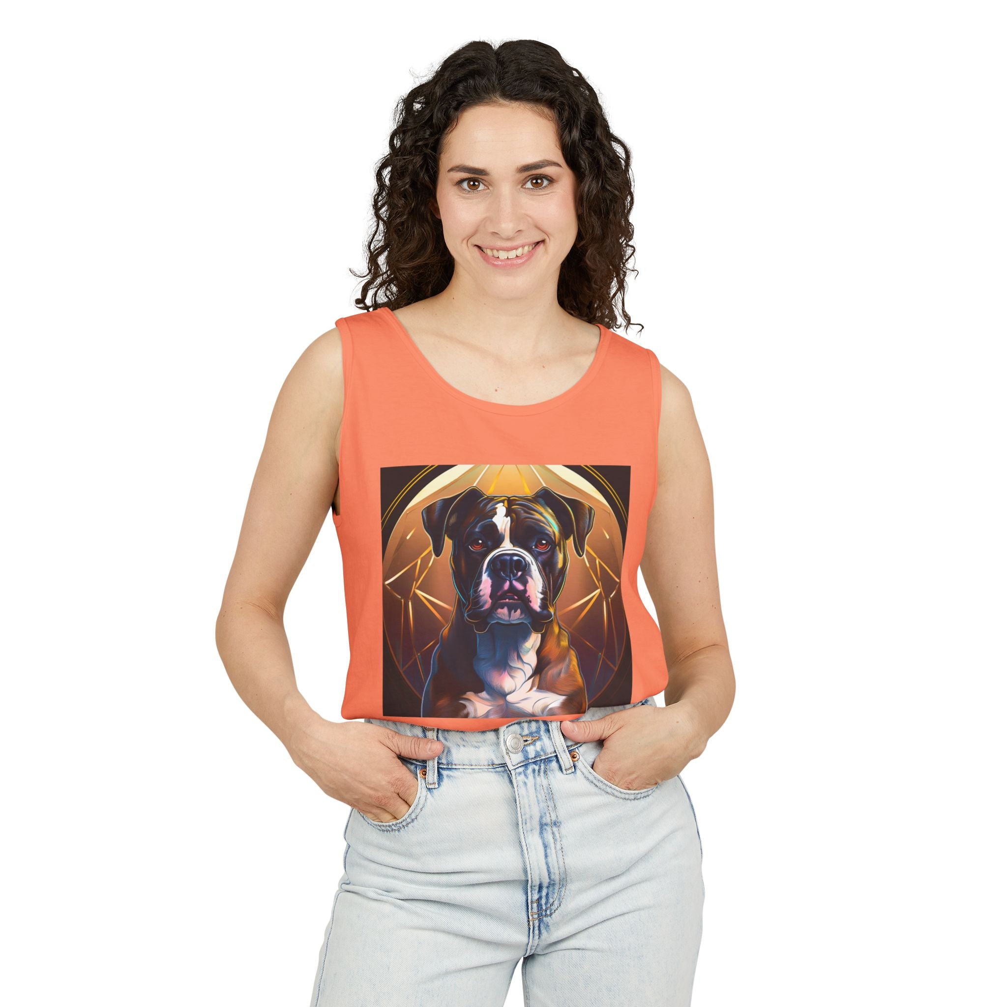 Brindle Gold Boxer Tank Top