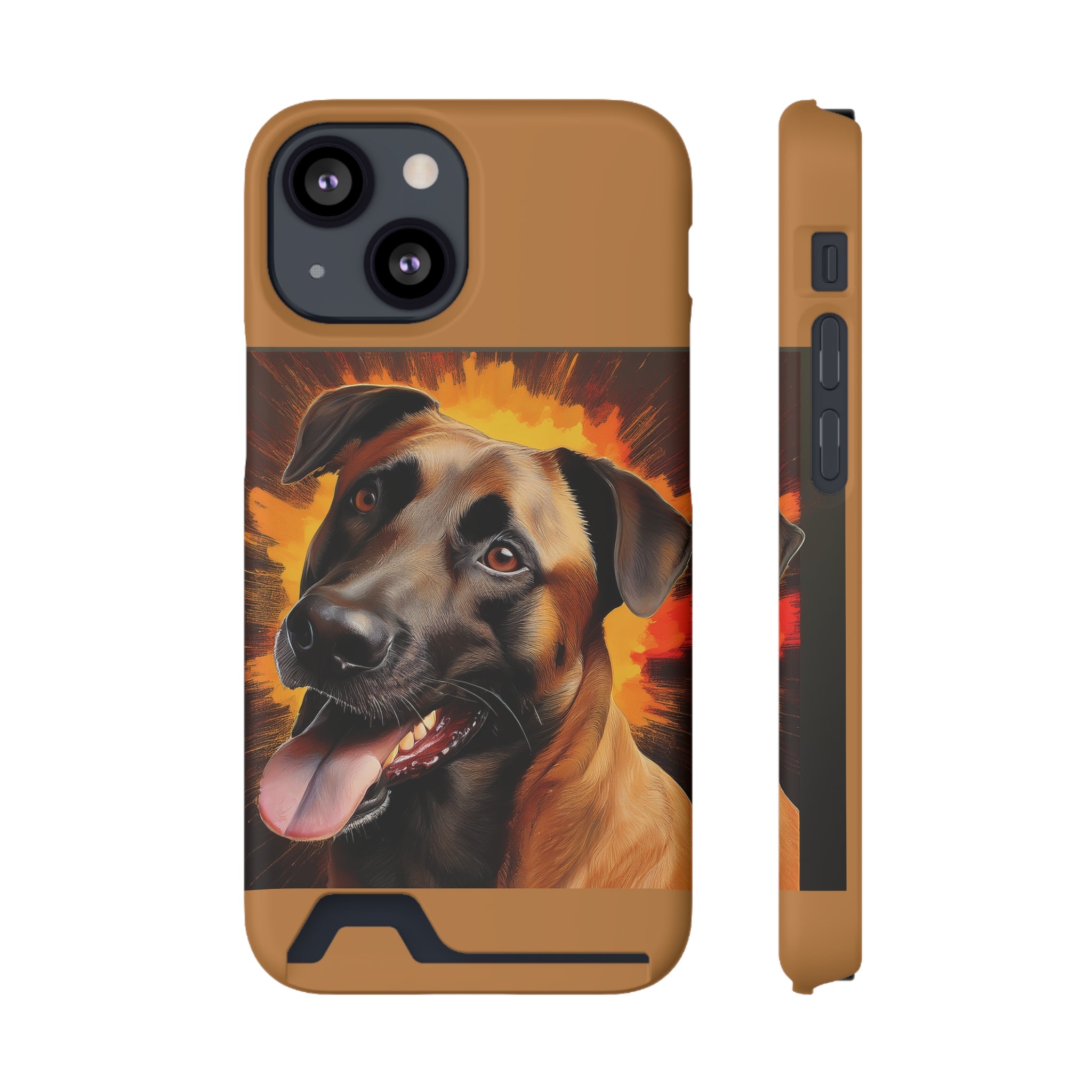 Belgian Malinois Shepherd Phone Case with Card Holder