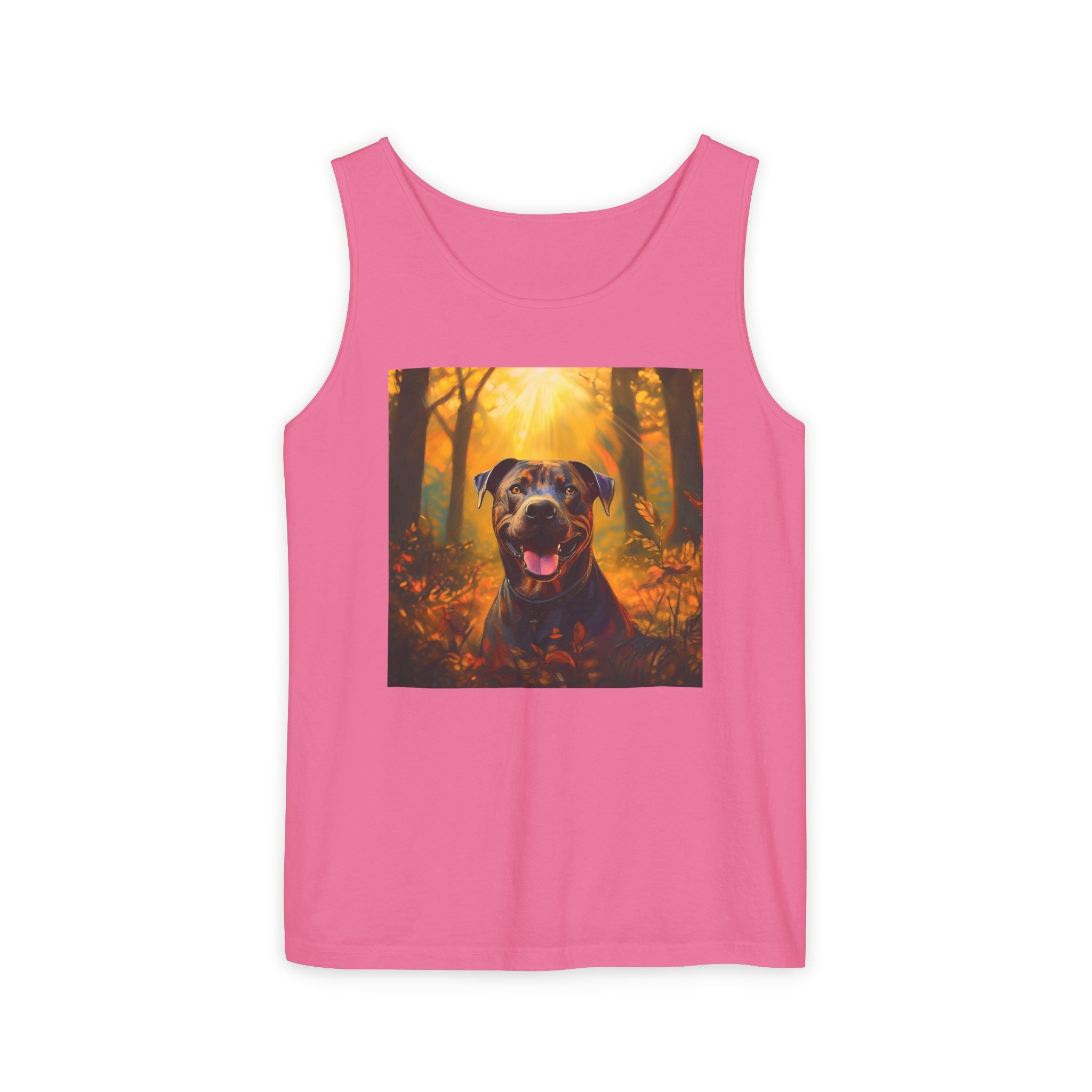 Pit Bull Brindle Autumn Unisex Tank Top